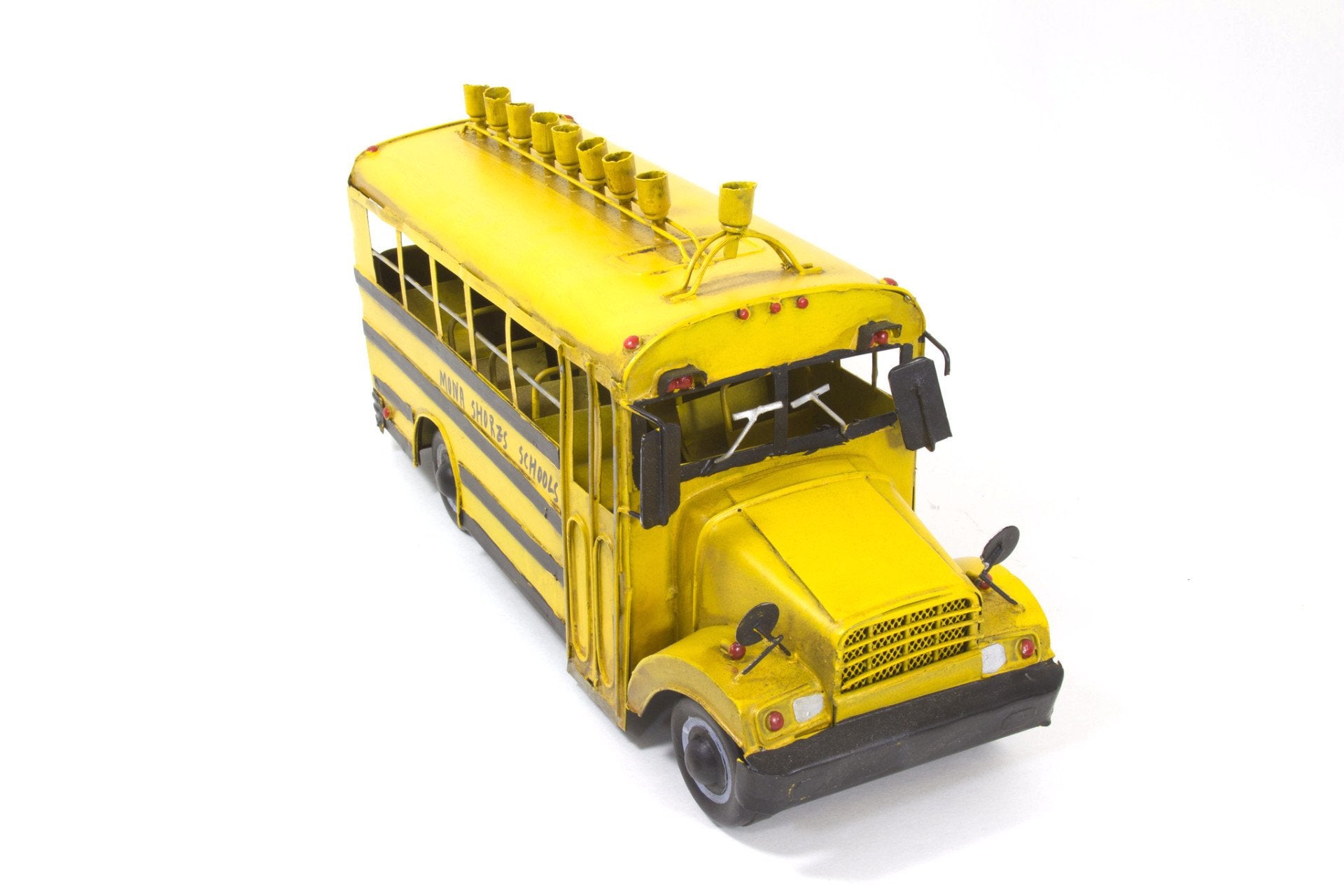 Antique Metal School Bus Menorah、mySite、topwebapps