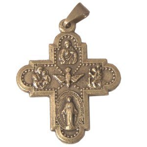 Holy Spirit Cross - Bronze (2.3x2.6cm-0.9x1)、mySite、topwebapps