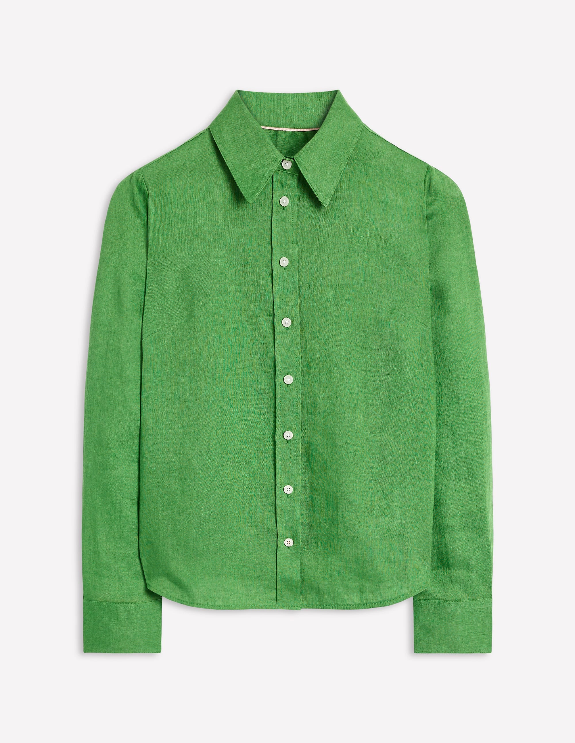  Sienna Linen Shirt-Paradise Green、mySite、ashleygrahame