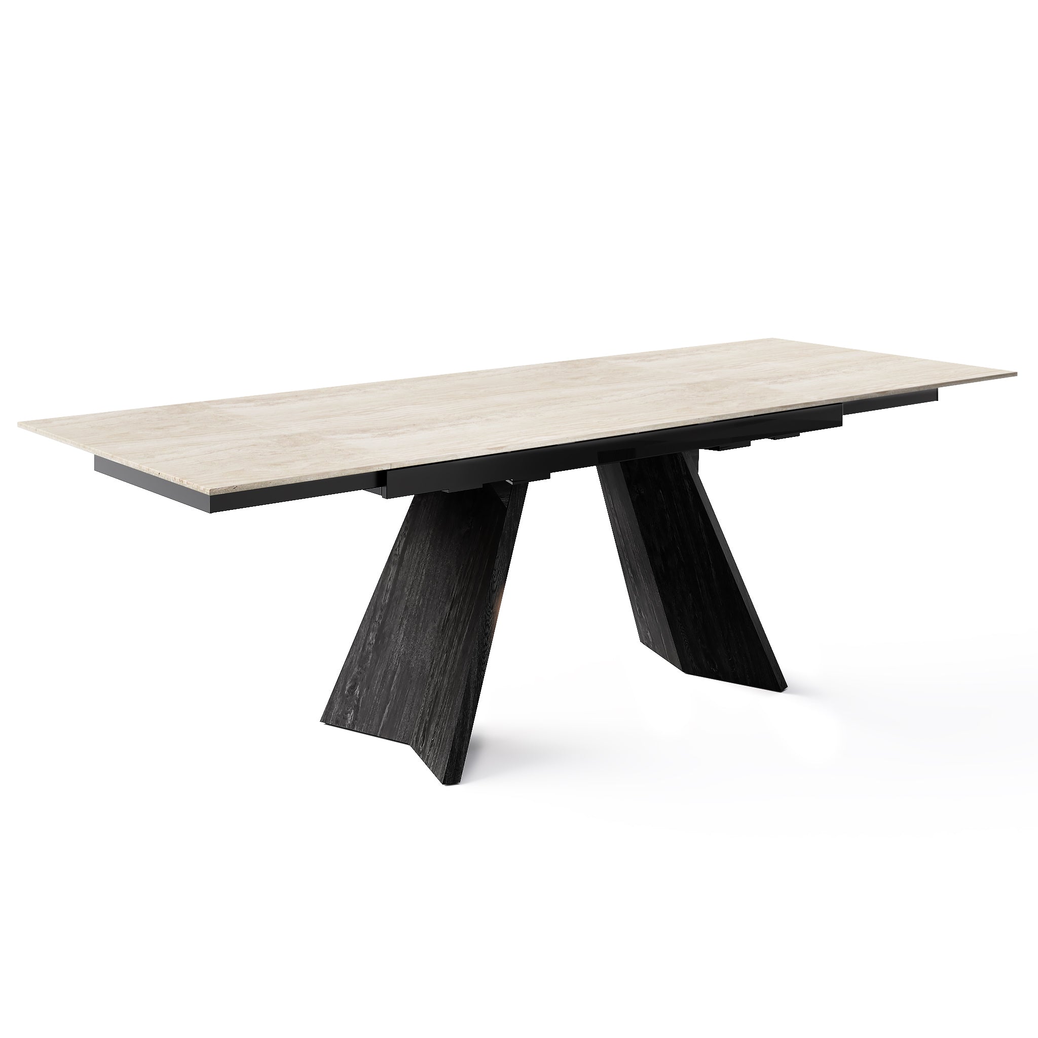  Icaro Extendable Dining Table with Marble and Ceramic Top Options、mySite、sugarbowlscore