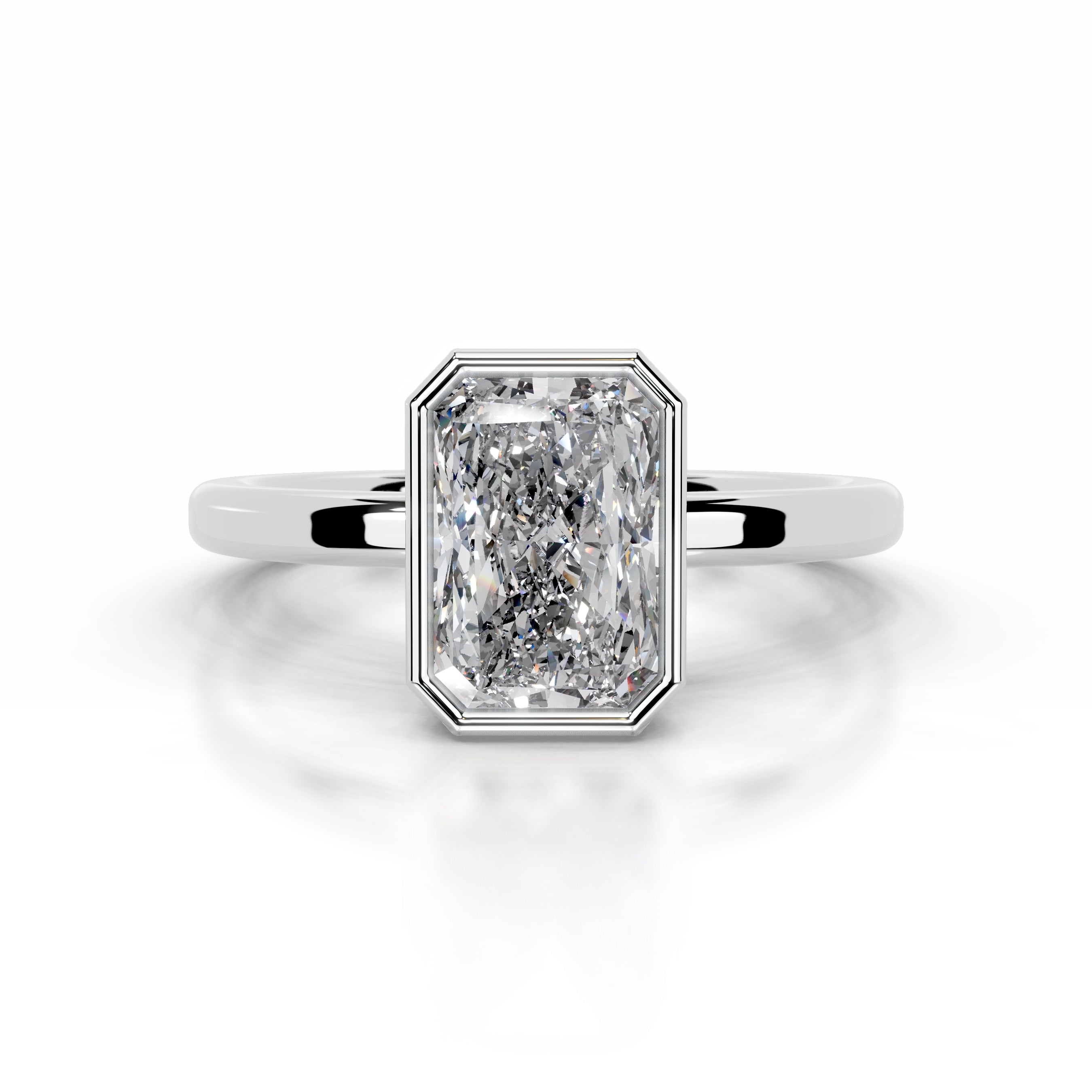 Dima Diamond Engagement Ring - 18K White Gold、mySite、hinf8tx79