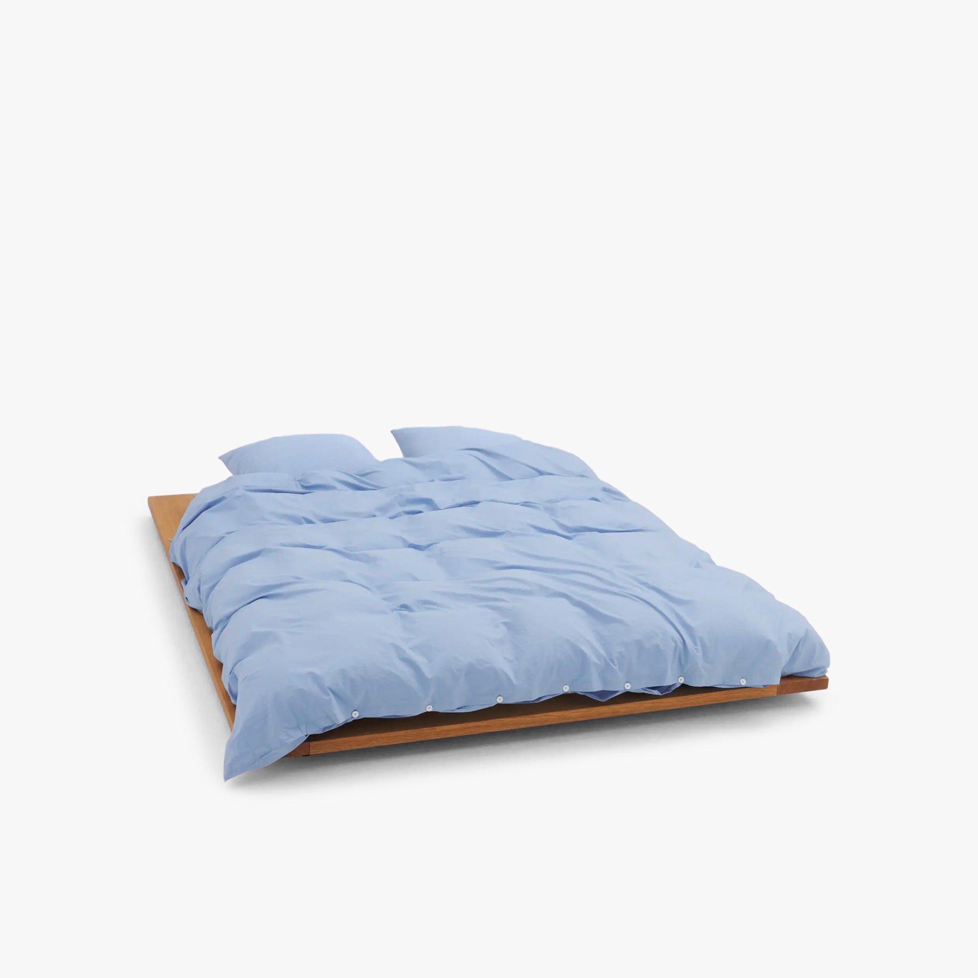  Tekla Cotton Percale Pillowcase / Island Blue、mySite、merchandisen