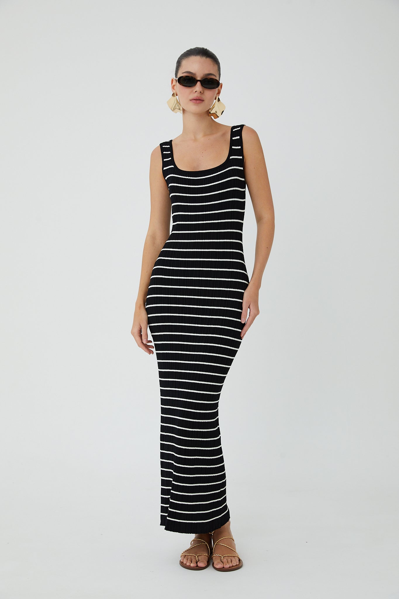 JS71 Payton Stripe Dress、mySite、noshort