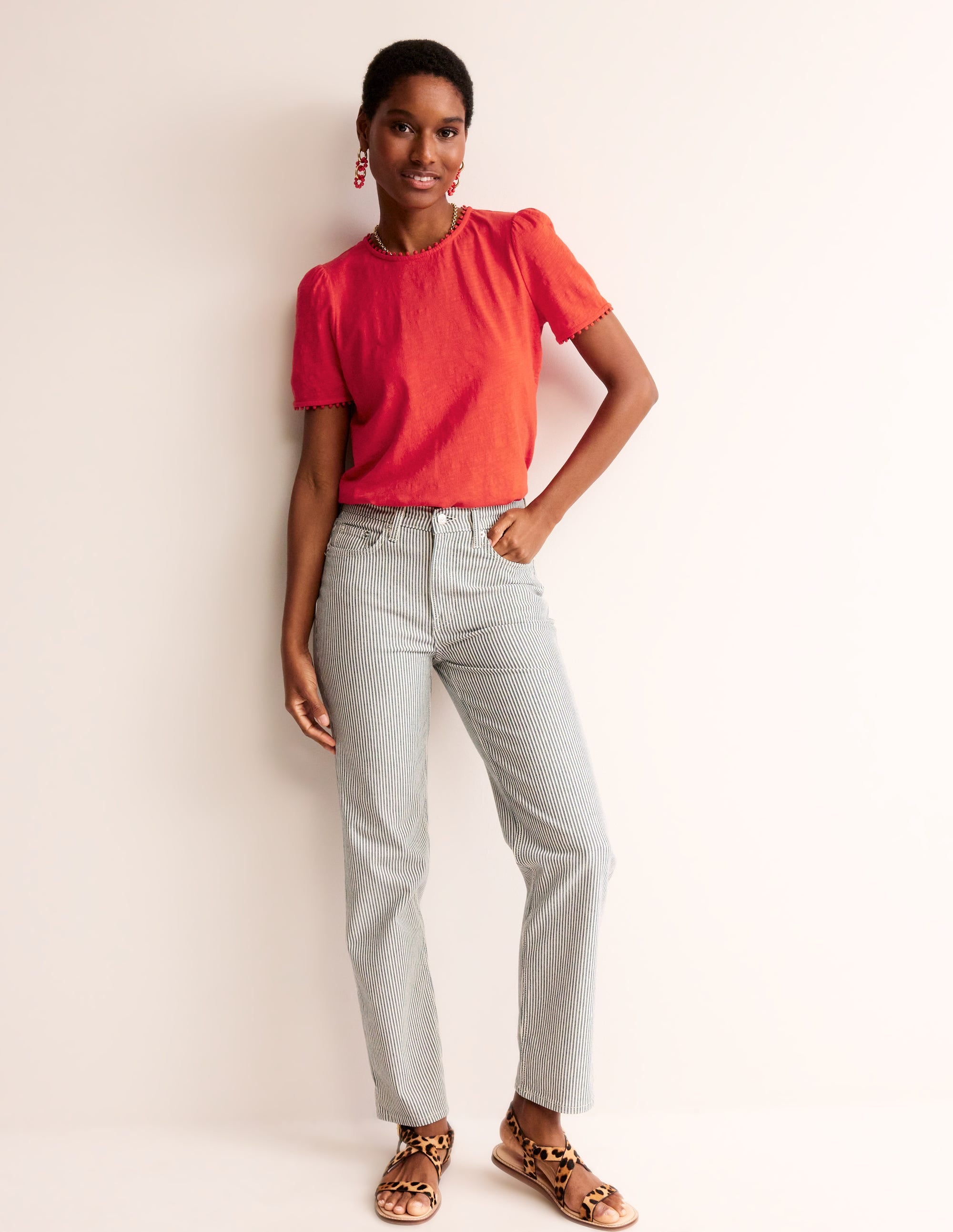  Ali Jersey T-Shirt-Flame Scarlet、mySite、ashleygrahame