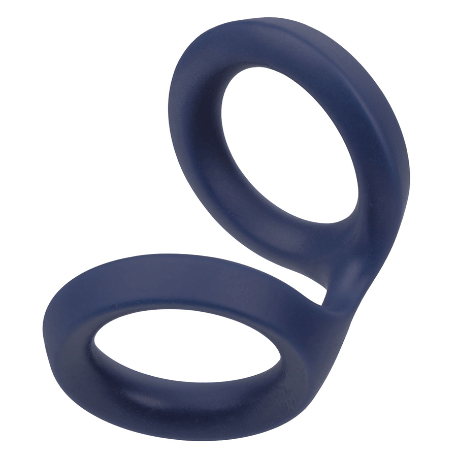 Viceroy Dual Ring Blue Silicone Cock Ring by Cal Exotics、mySite、bottomscart