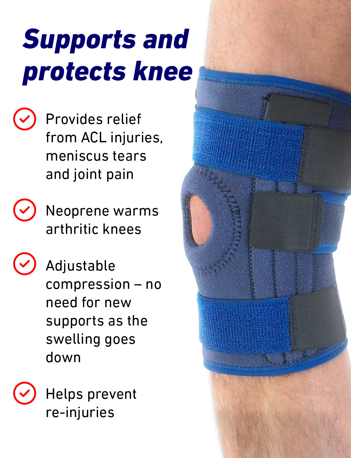  Stabilized Open Knee Support、mySite、preschool7hills