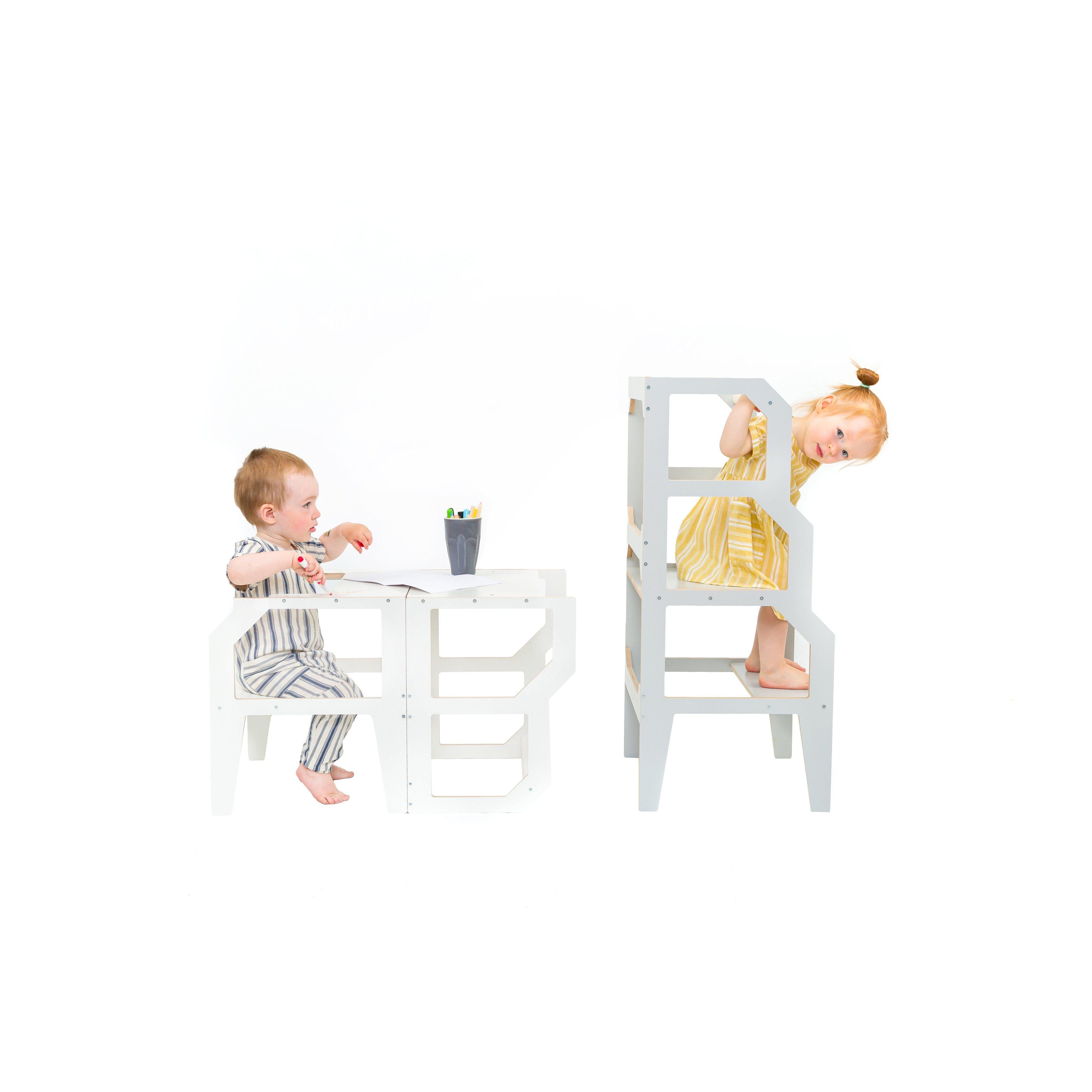 Wooden Angle Multi-Function Kids Chair Table Learning Tower、mySite、gigharbornorthrealestate