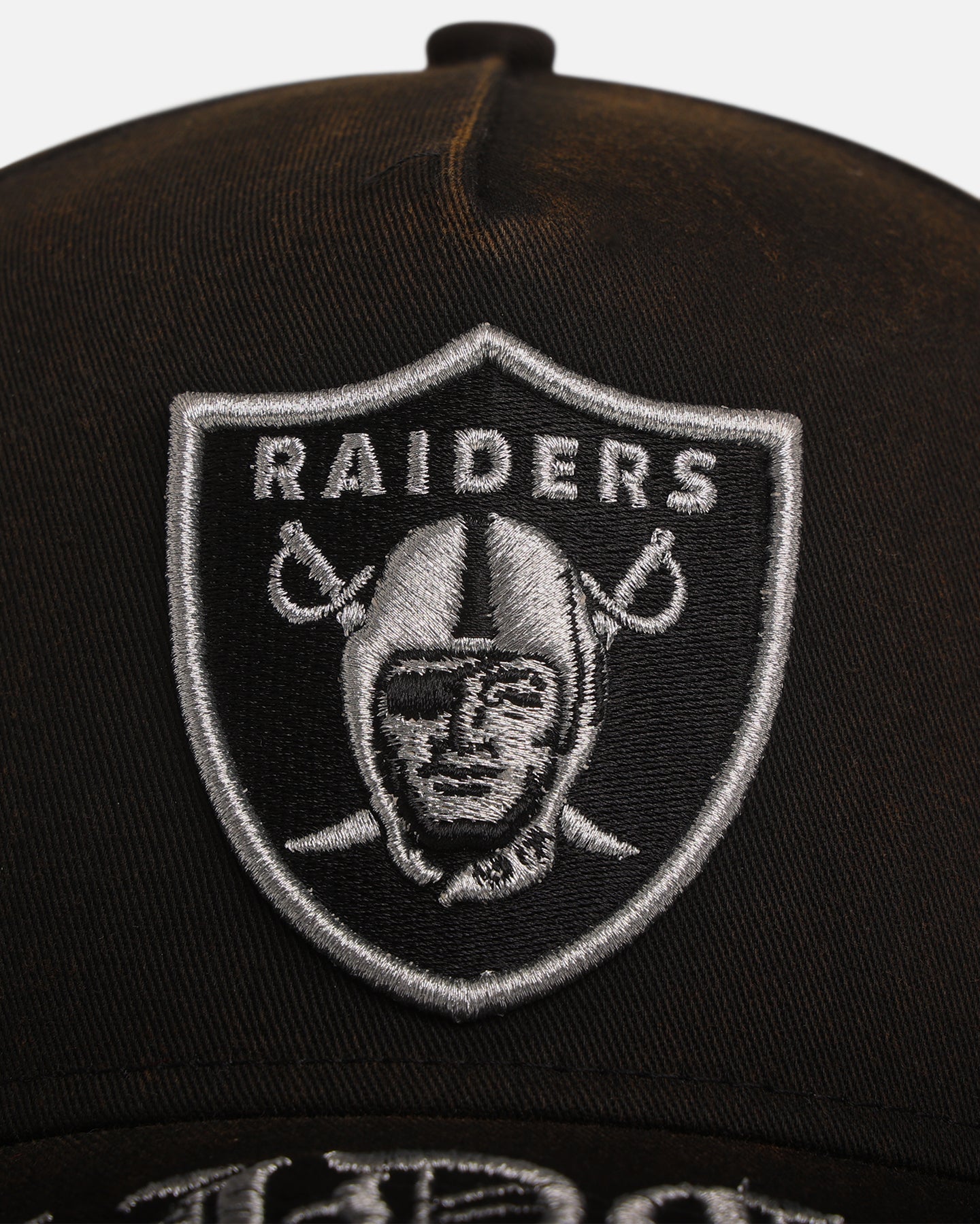 New Era Las Vegas Raiders 'Washed Gothic Visor' 9OFRTY A-Frame Snapback Black、mySite、zt4zffjzw