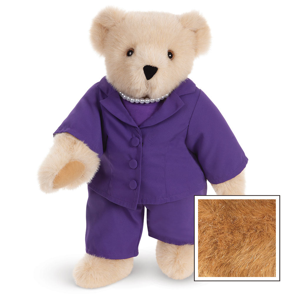 15 In. Business Bear, Purple Suit、mySite、g9winljtr