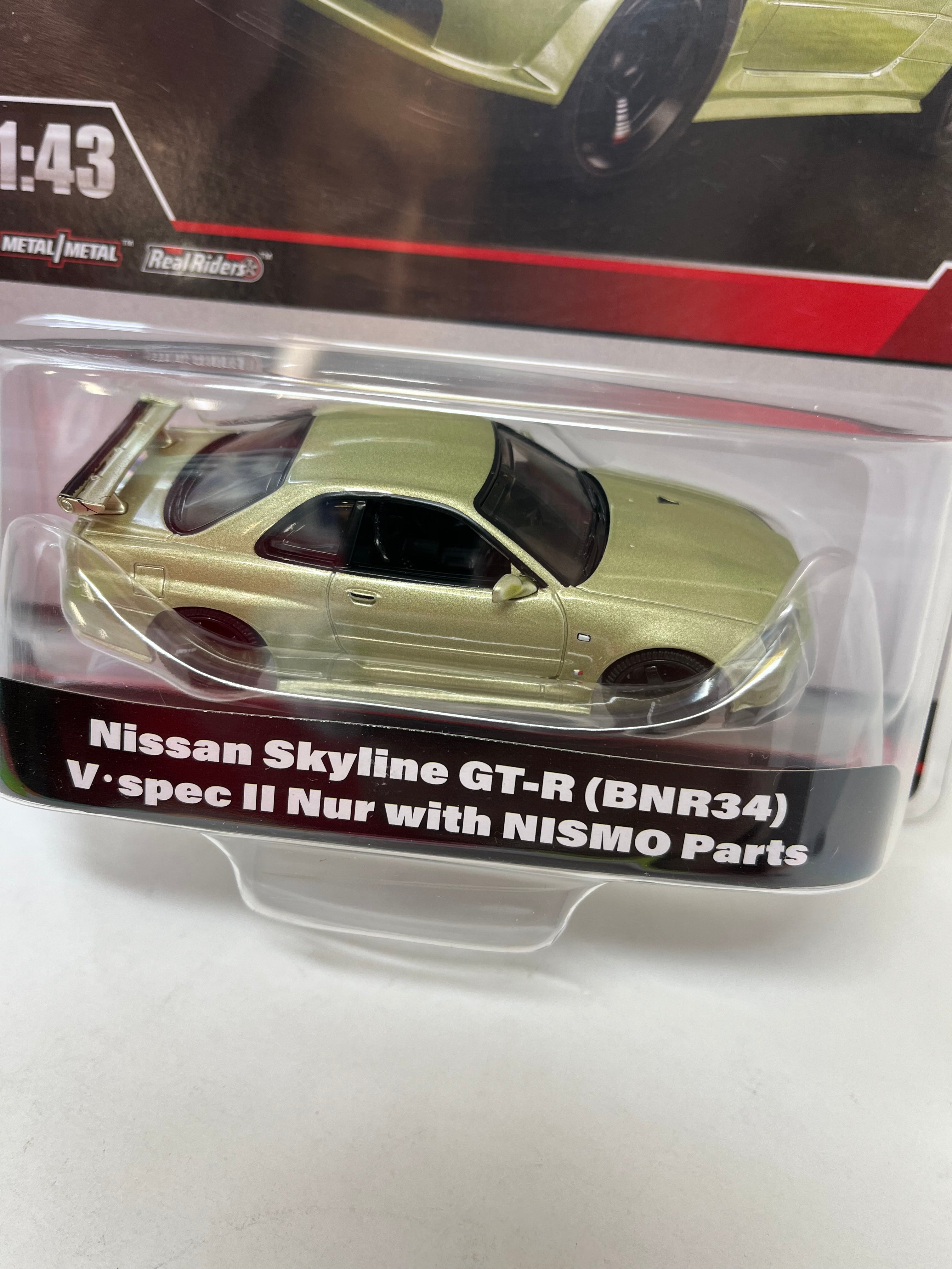 Nissan Skyline GT-R BNR34 V spec * GREEN * 2024 Hot Wheels 1:43 Scale Case C、mySite、hgirdovlk