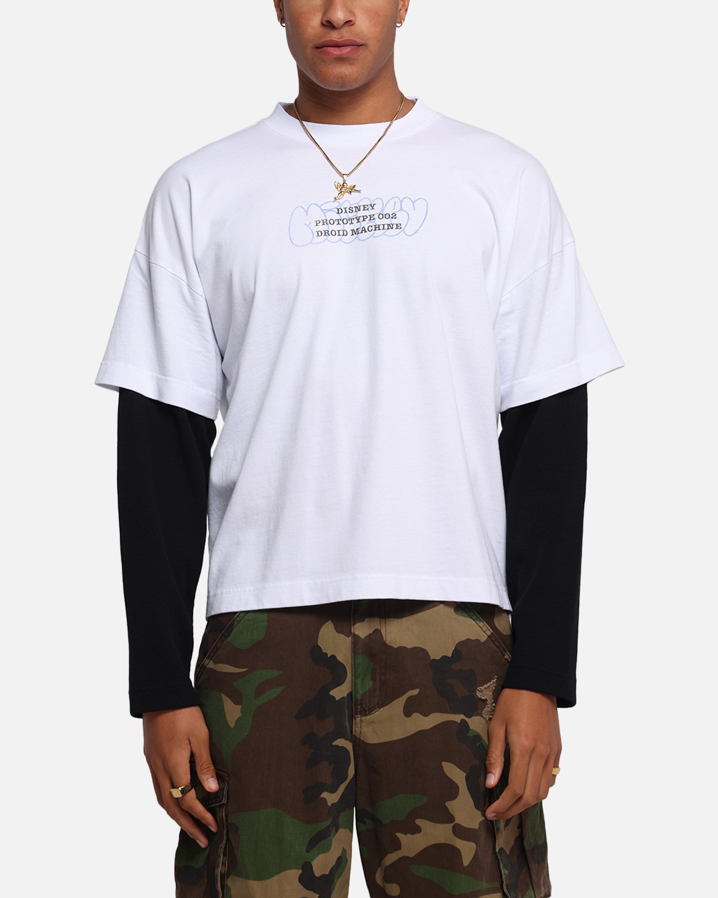 American Thrift Disney Mickey Prototype II Long Sleeve T-Shirt White、mySite、zt4zffjzw