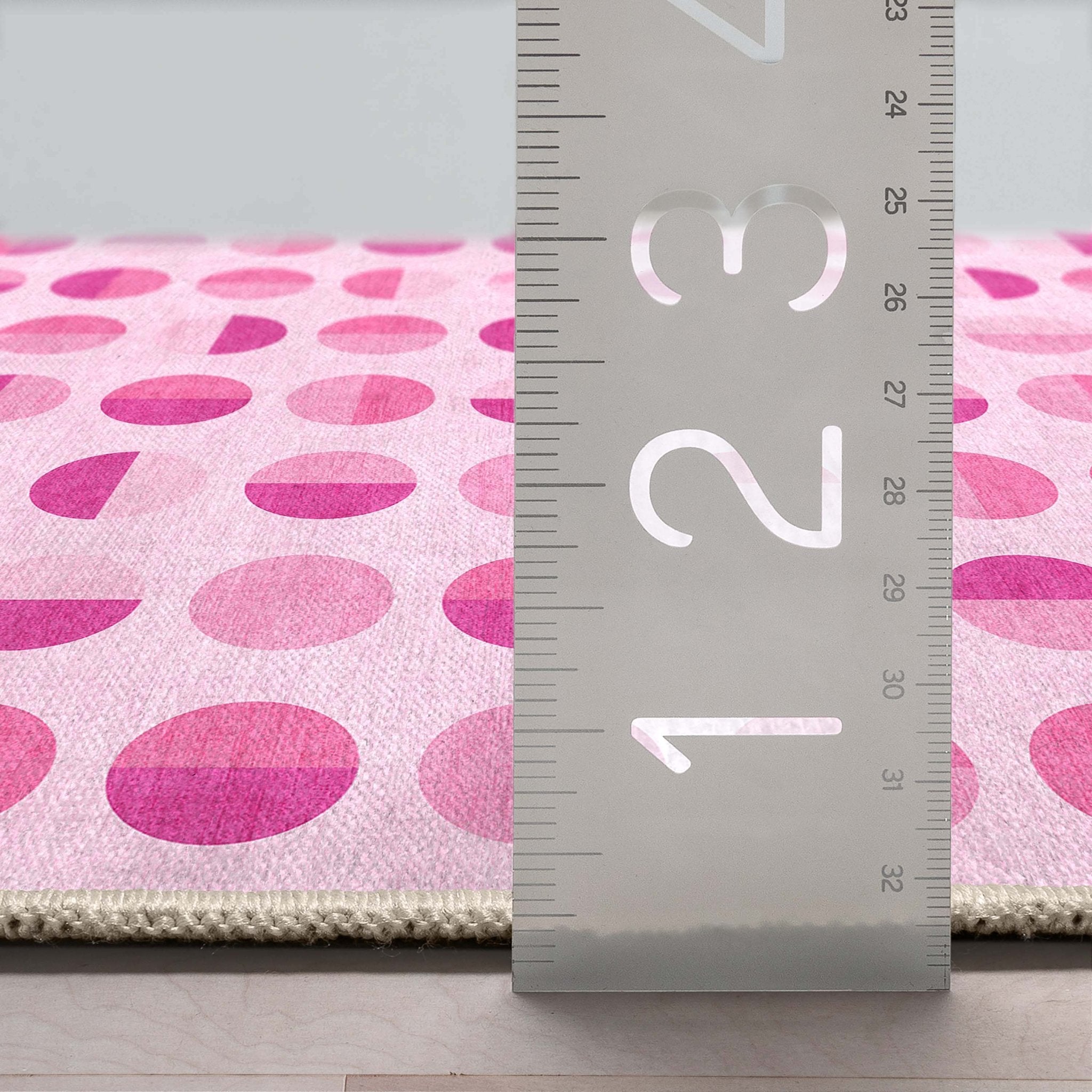 Apollo Geometric Modern Pink Rug for Living Room, Bedroom, Kitchen & Office、mySite、gigharbornorthrealestate