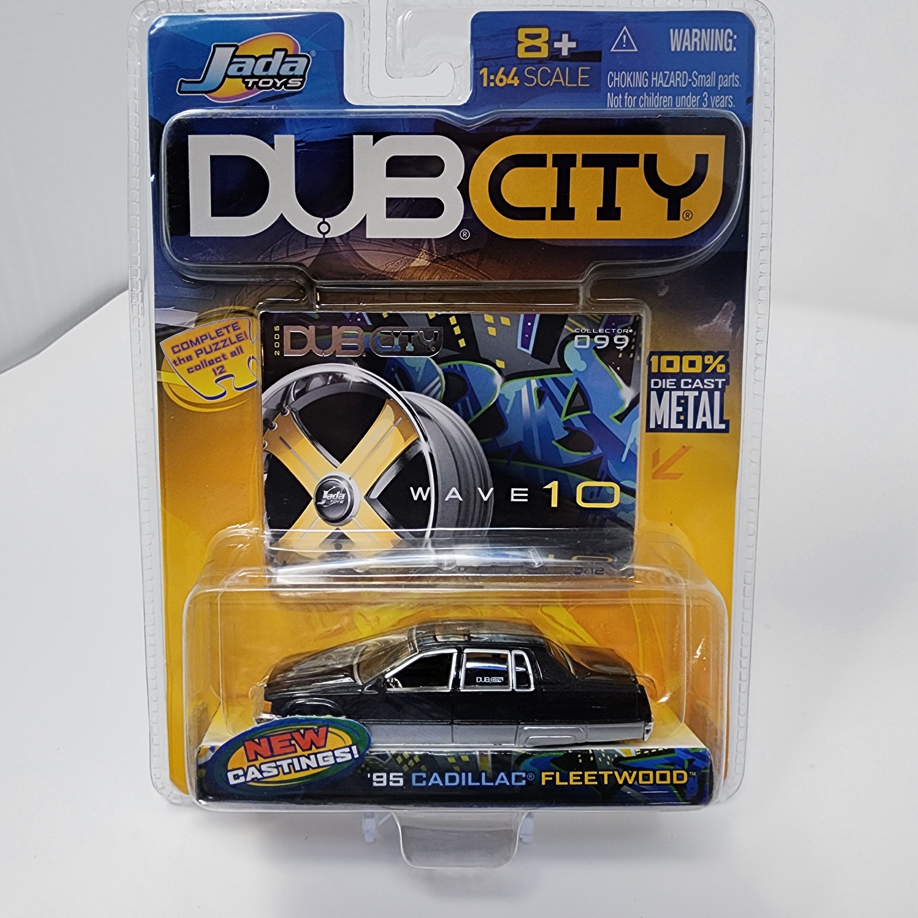 '95 Cadillac Feetwood * Black * Jada Toys 1:64 Scale Dub City、mySite、hgirdovlk