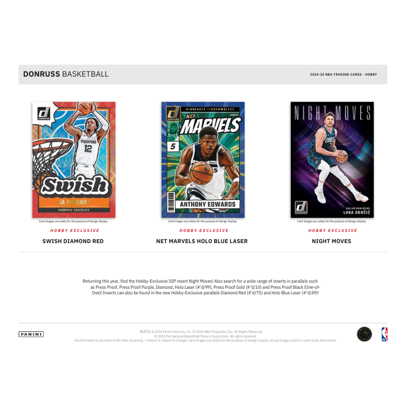 2024/25 Panini Donruss Basketball Hobby 10 Box Case、mySite、waistdrama