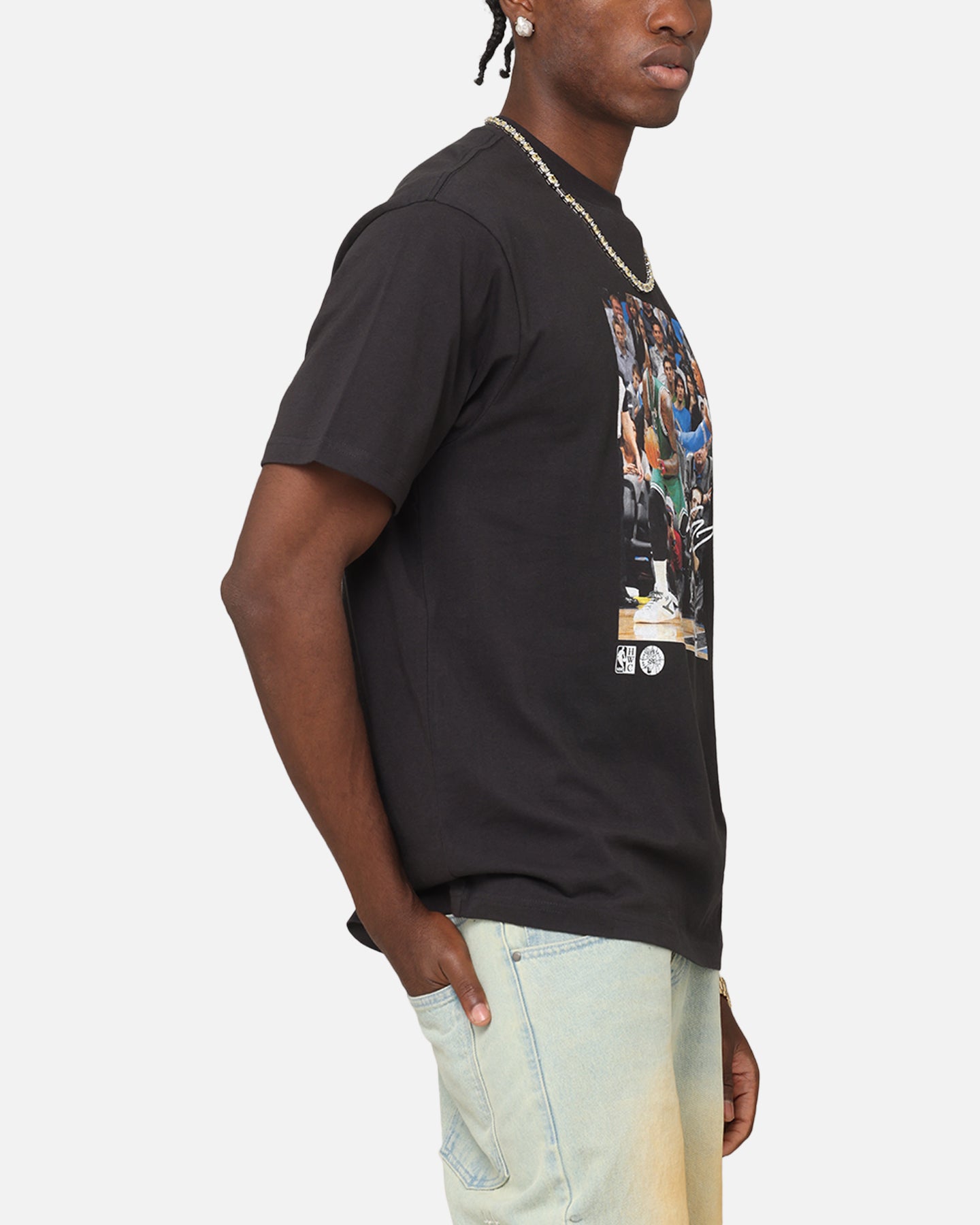 Mitchell & Ness Boston Celtics Shaquille O'Neal Dunk 'Luck of the Irish' T-Shirt Faded Black、mySite、zt4zffjzw