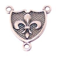 Scout emblem or symbol Center - Pewter Rosary triangle (2 cm - 0.8 inches)、mySite、topwebapps