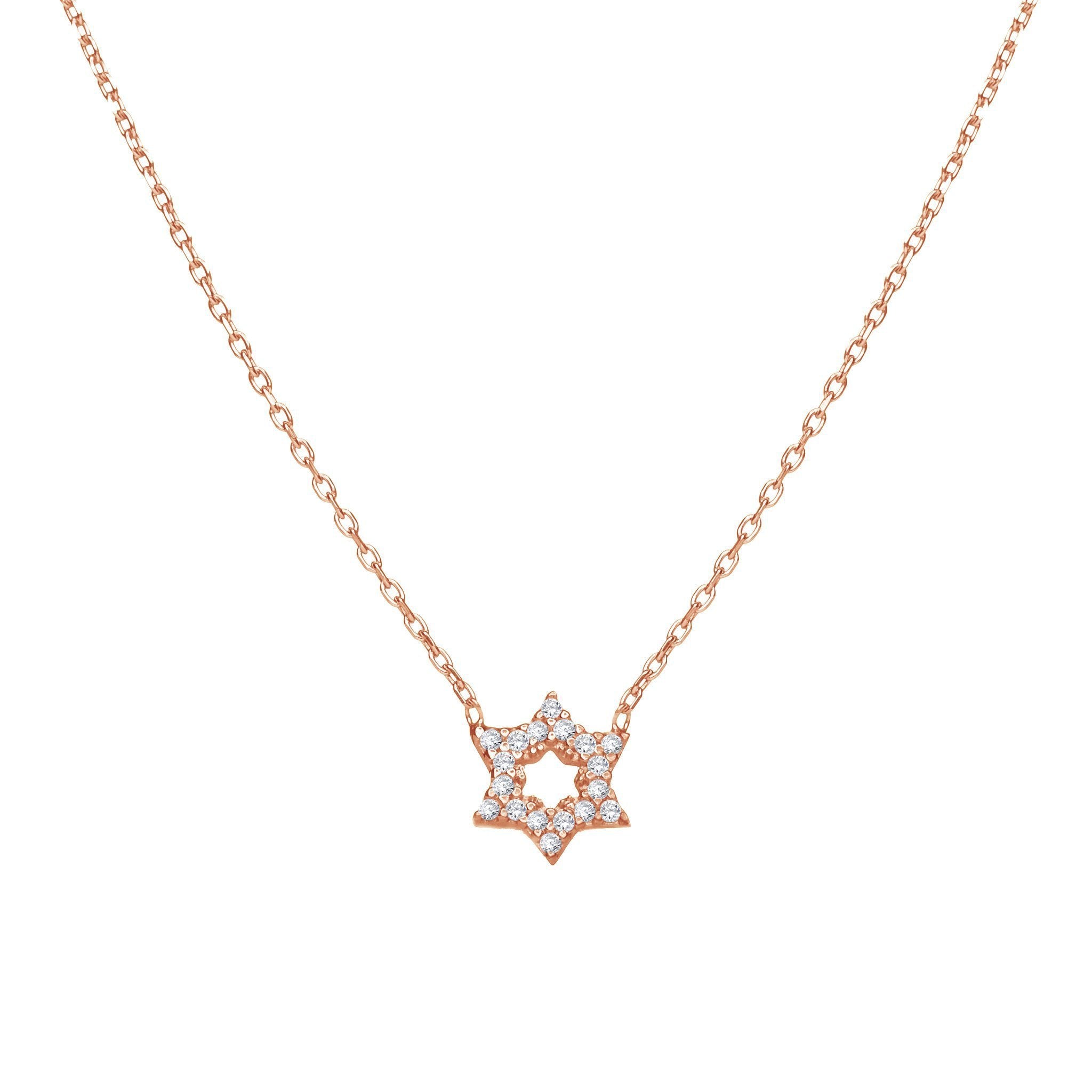 Star of David Sparkle Necklace - Gold, Silver or Rose Gold、mySite、topwebapps