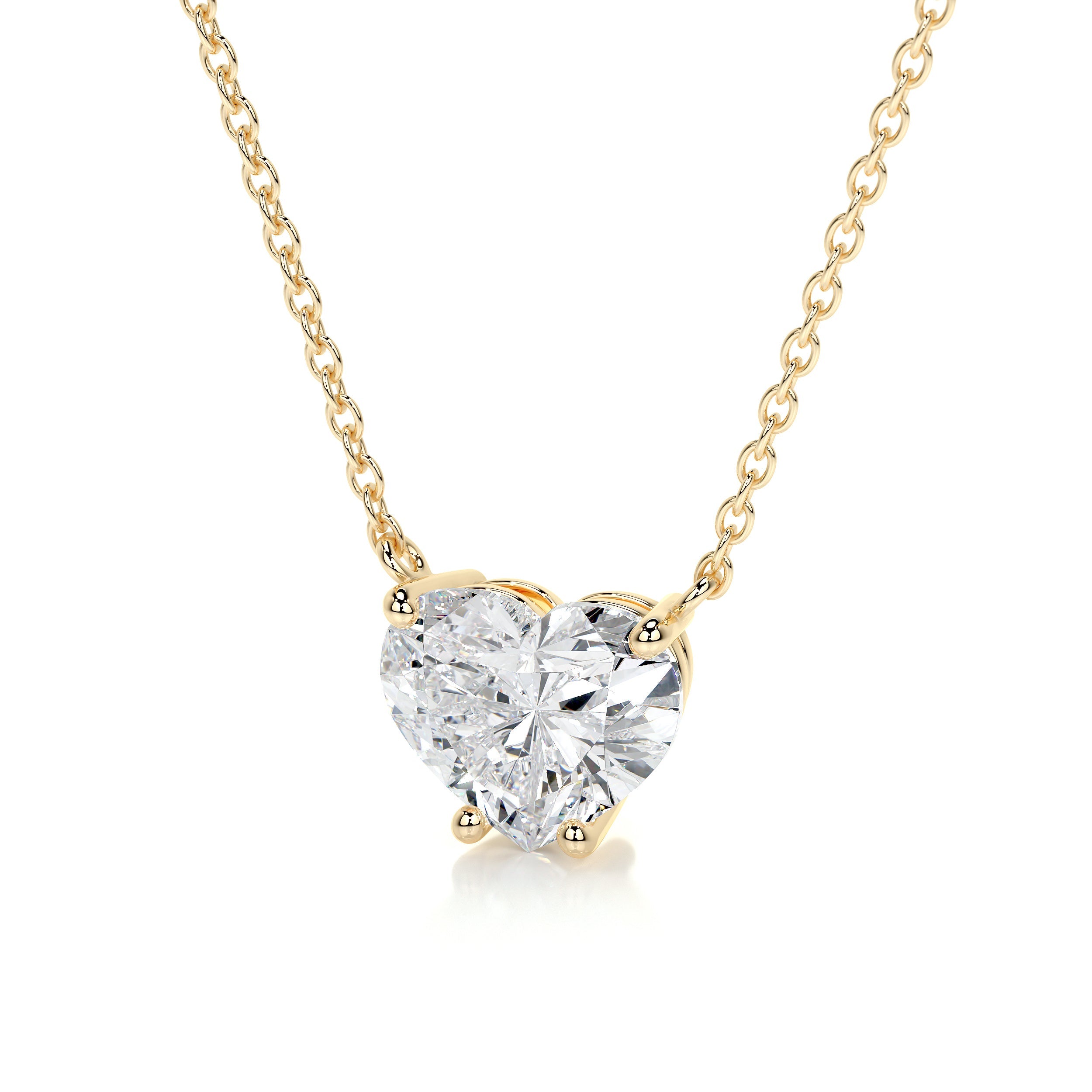 Petit Betty Lab Grown Diamond Pendant -18K Yellow Gold、mySite、hinf8tx79