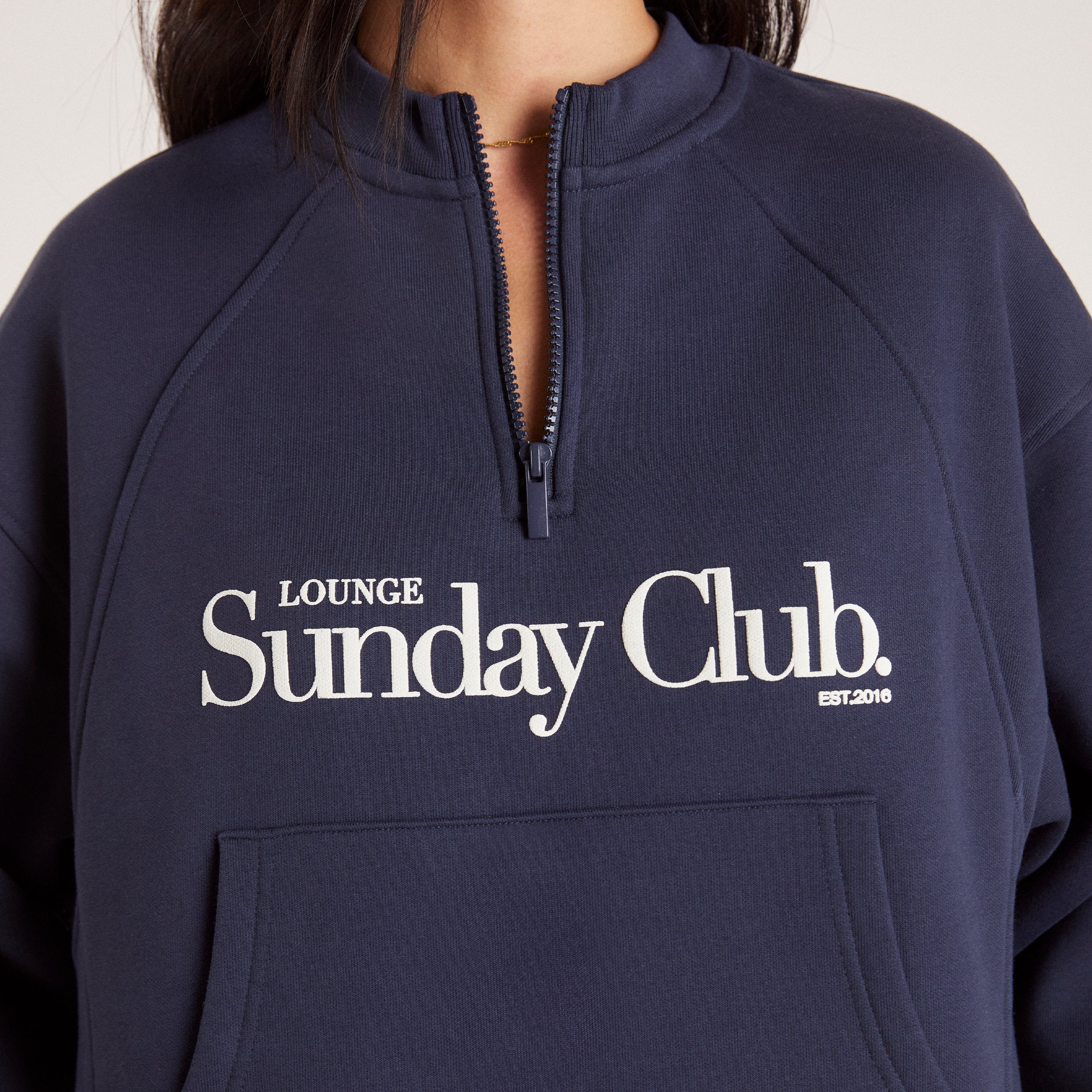 Quarter Zip Jumper - Ink Blue、mySite、bengalsvssteelers