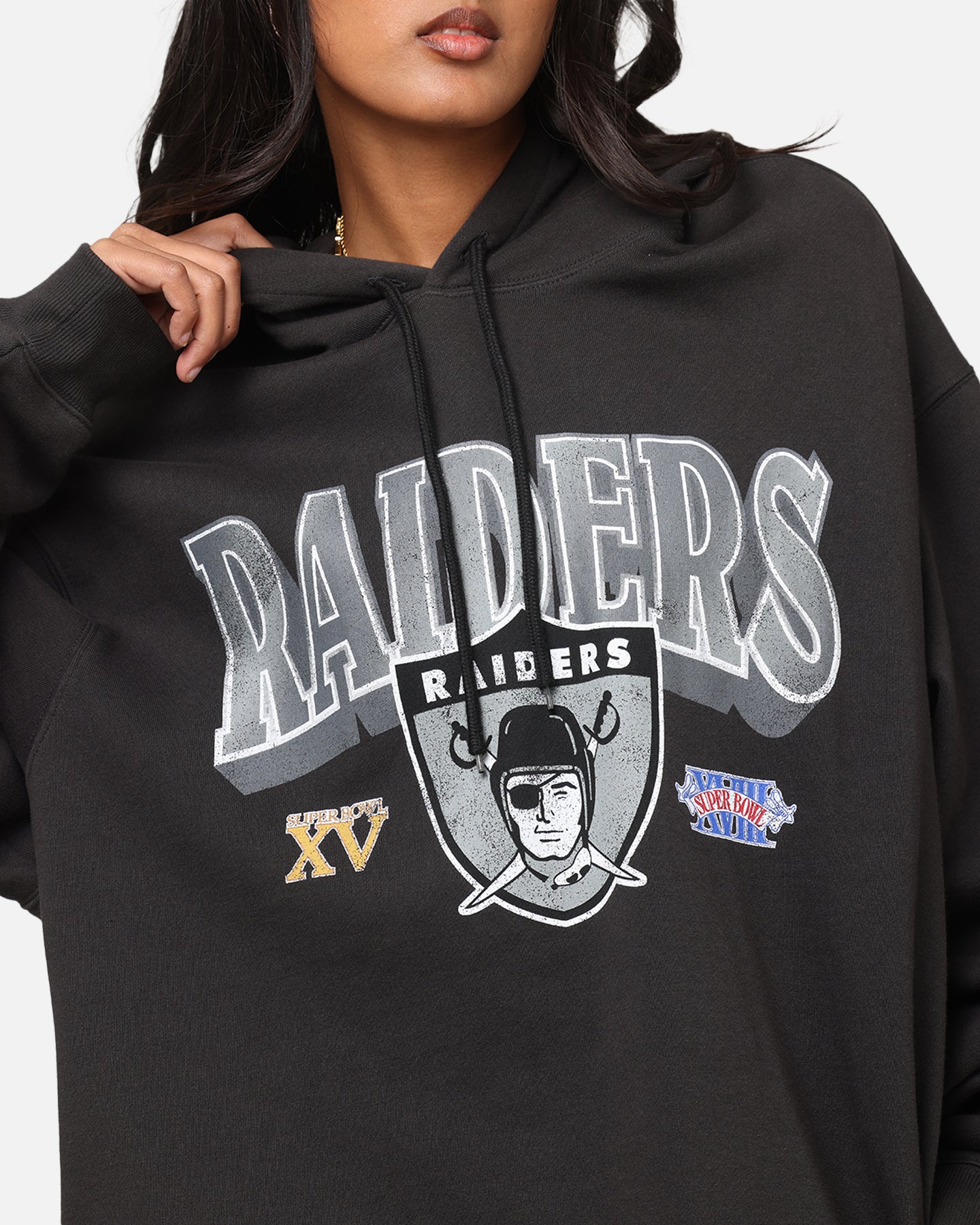 Mitchell & Ness Las Vegas Raiders Arch Hoodie Faded Black、mySite、zt4zffjzw