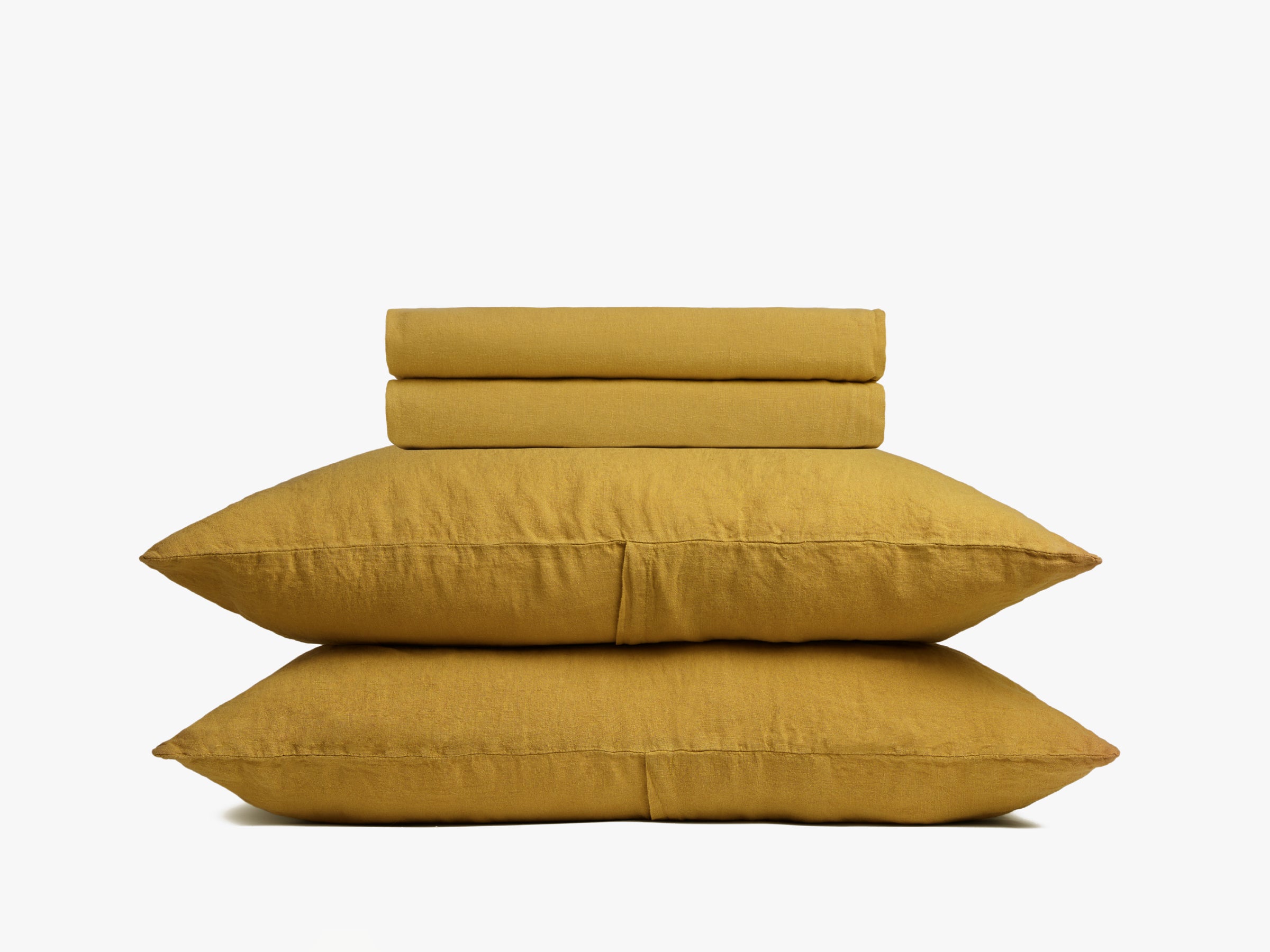  Linen Sheet Set - Marigold K/CK、mySite、sugarbowlscore