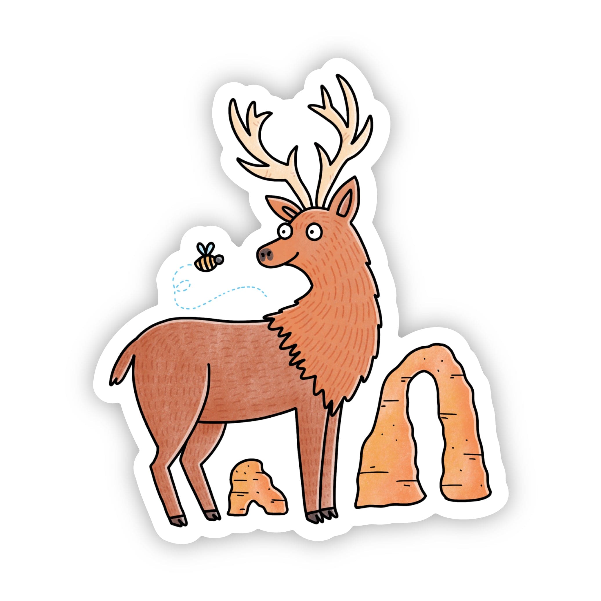  Utah State Animal Elk Sticker、mySite、elrpsem3k