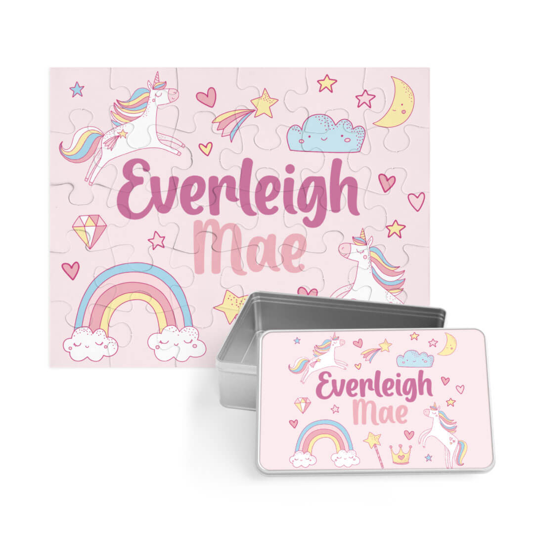  Kids Personalized 30 Piece Puzzle | Unicorn Dreams、mySite、layawaytickets