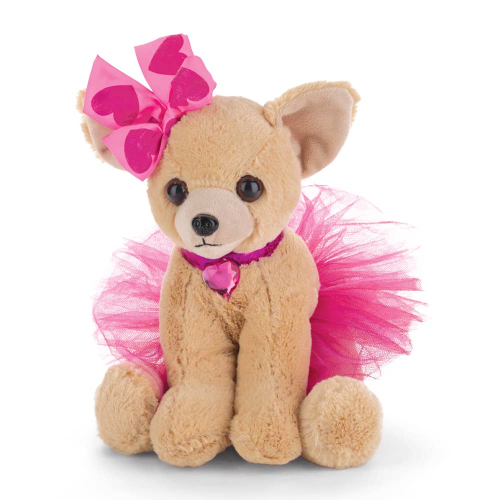 Plush Chihuahua with Pink Tutu and Bows Super Cute!、mySite、g9winljtr