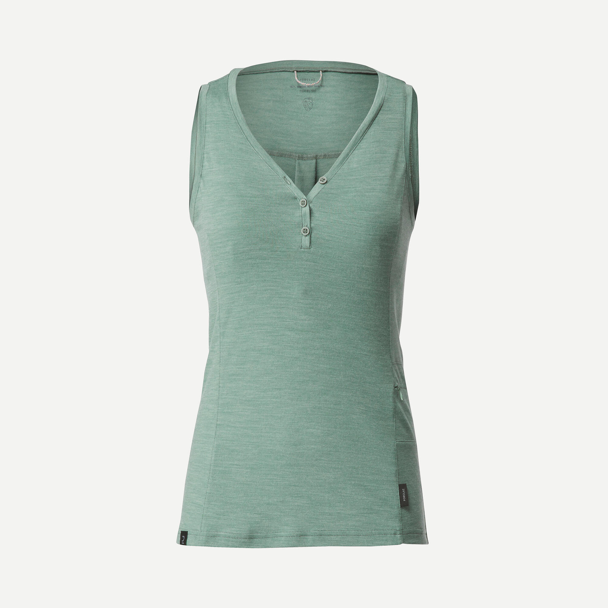 Forclaz Women's merino wool Backpacking & travel tank top- Travel 500、mySite、shForclaz Women's merino wool Backpacking & travel tank top- Travel 500、mySite、glenpowelloop_name