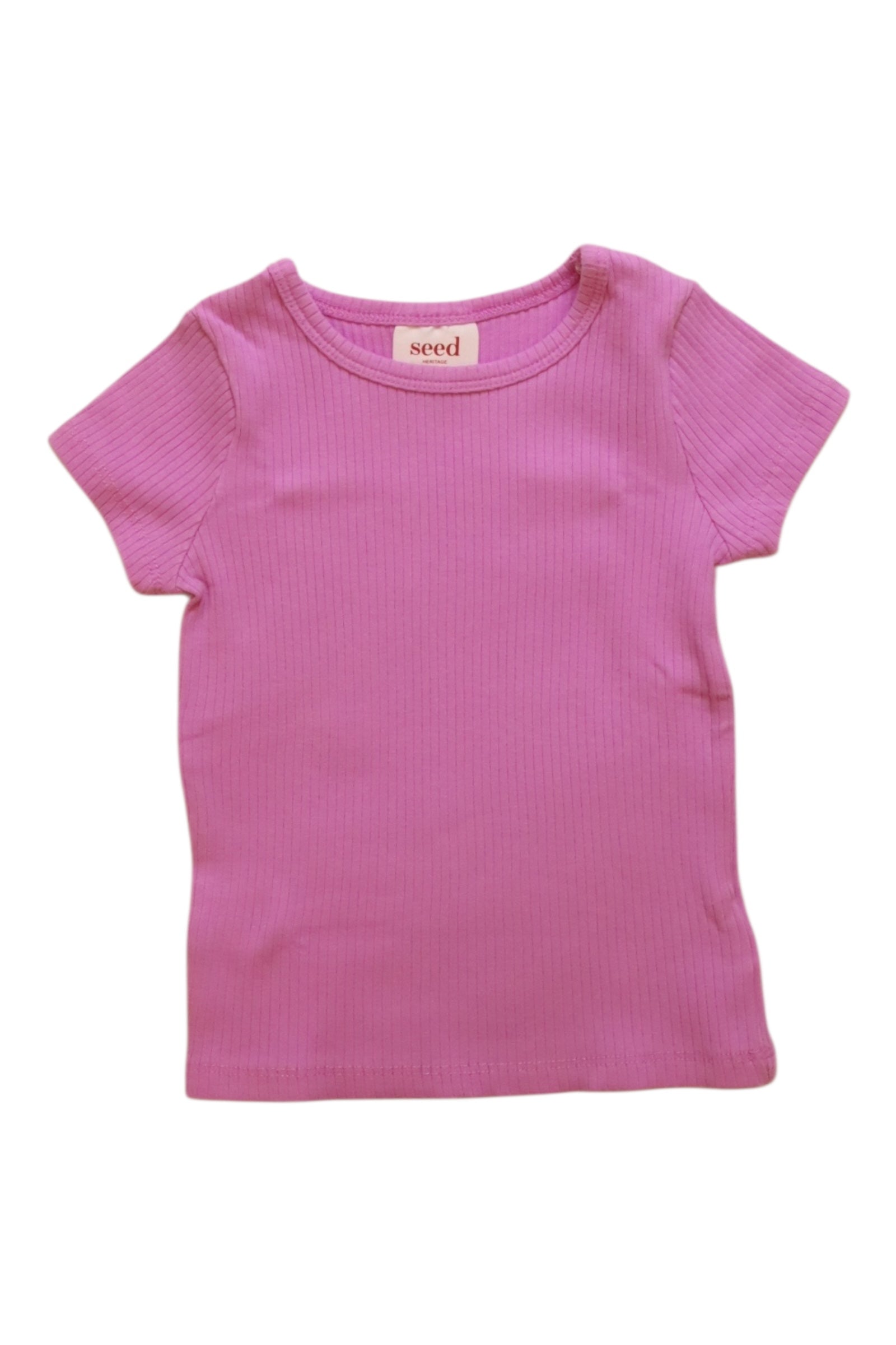 Seed Short Sleeve Ribbed T-Shirt Size 2T、mySite、g9winljtr