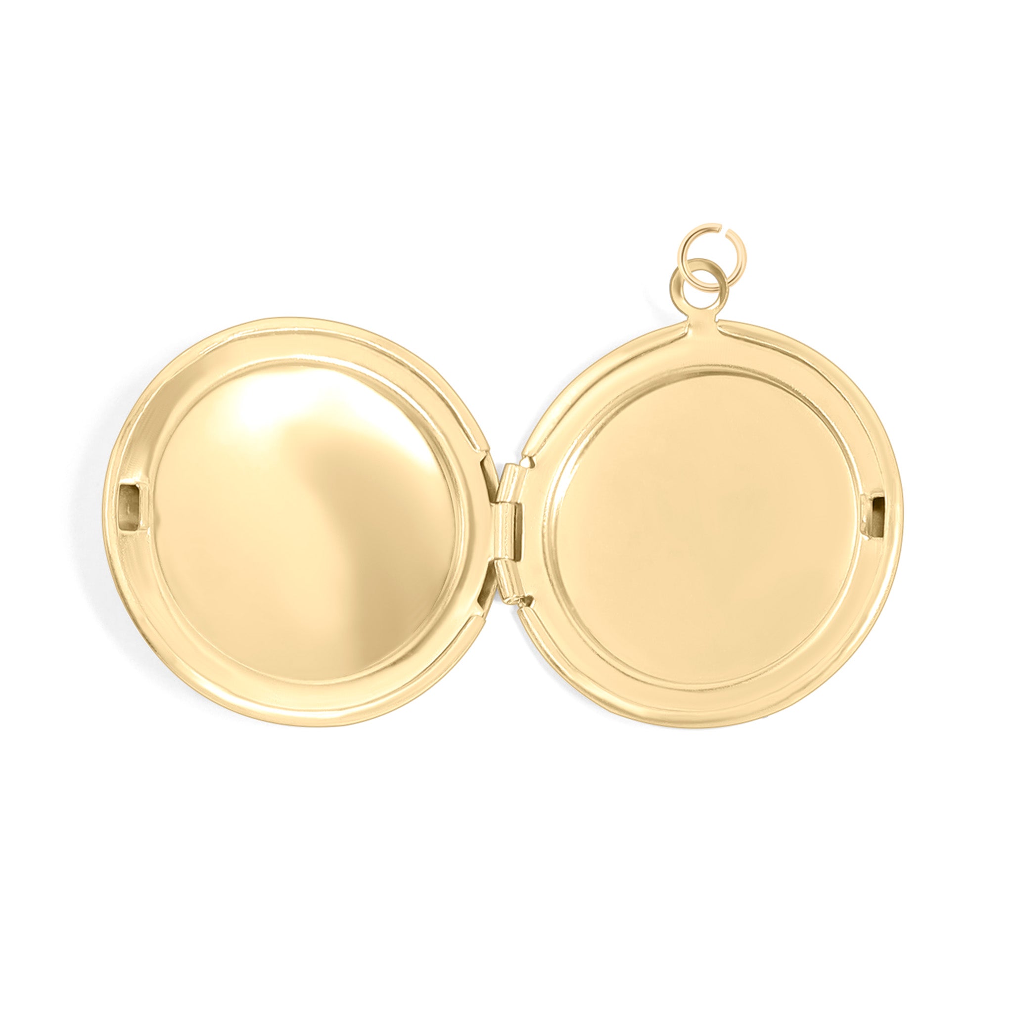 18K Gold PVD Stainless Steel Round Locket / PDL0241、mySite、dreamappss