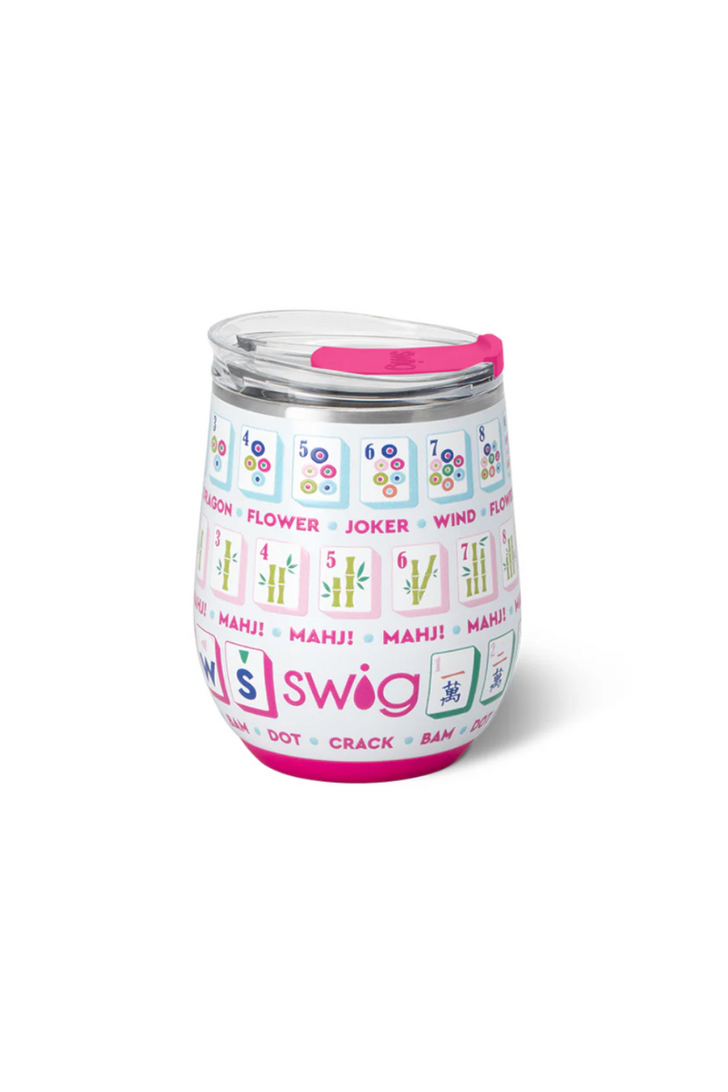 Mahjong Stemless Wine Cup 12oz、mySite、hinf8tx79