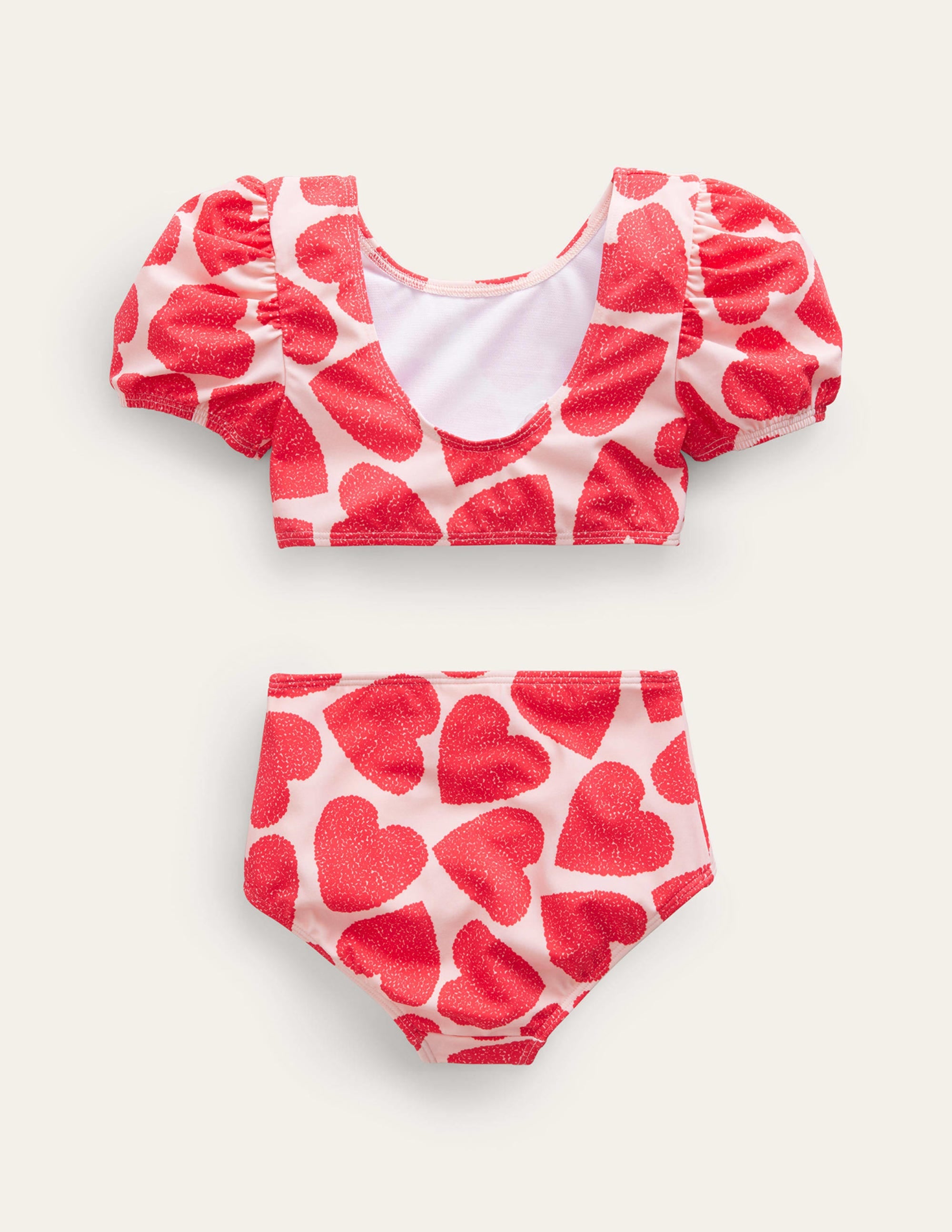  Puff Sleeve Bikini-Ballet Pink Hearts、mySite、ashleygrahame