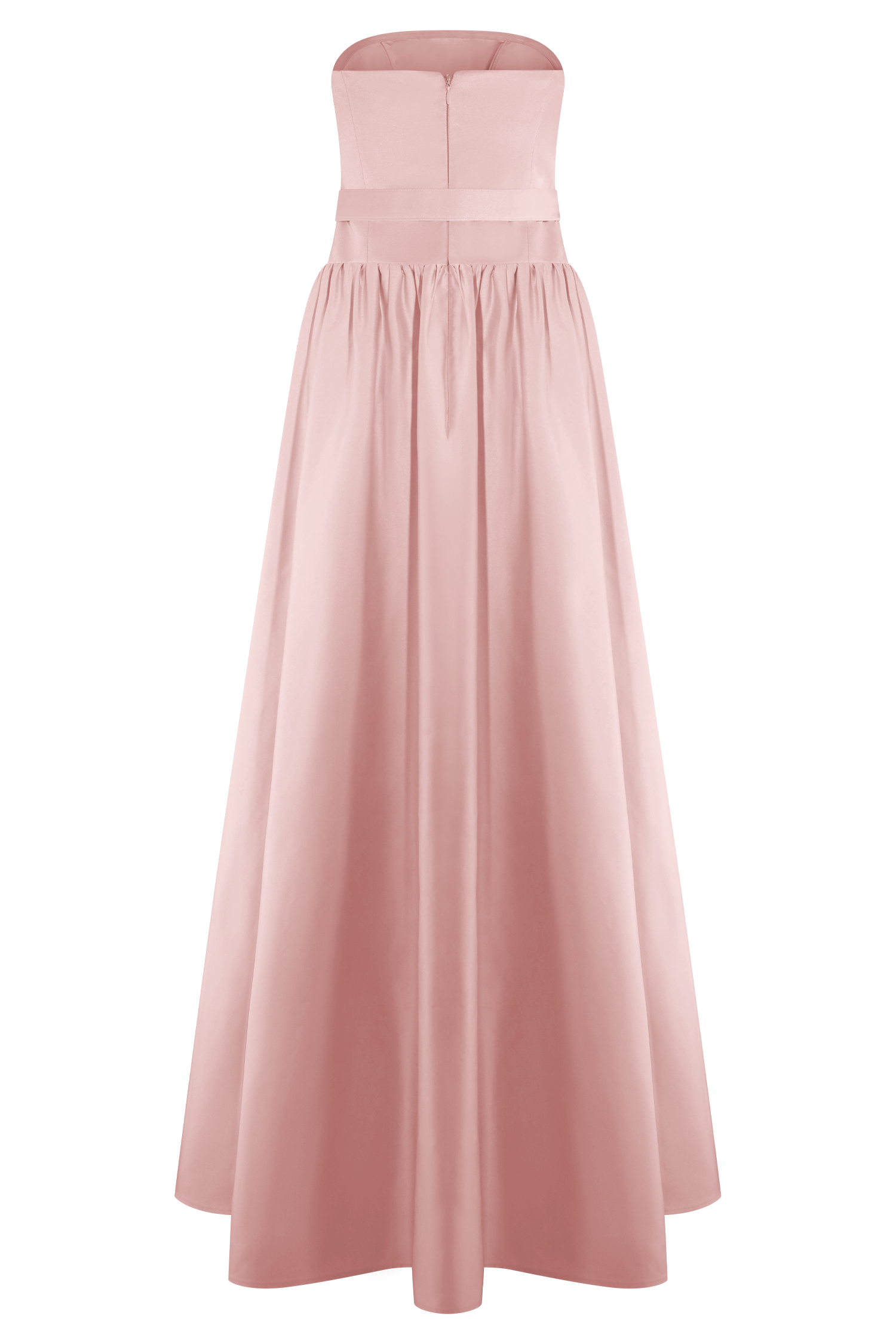 Florence Strapless Belted Maxi Dress - Baby Pink、mySite、solidvoid
