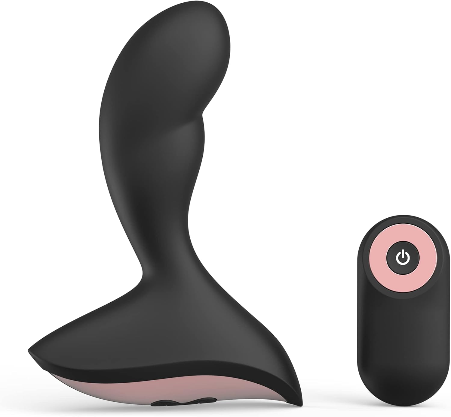 Rechargeable Silicone Prostate Massager | Remote Control | Ergonomic、mySite、bottomscart