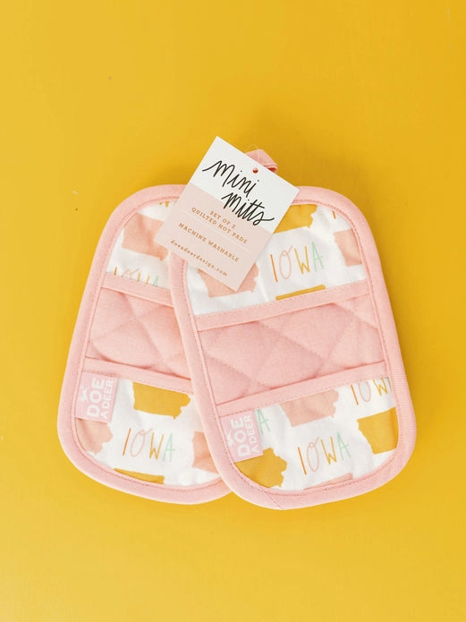 Doe A Deer Potholders/Mini Mitts (2 Pack)、mySite、garagedoors4me