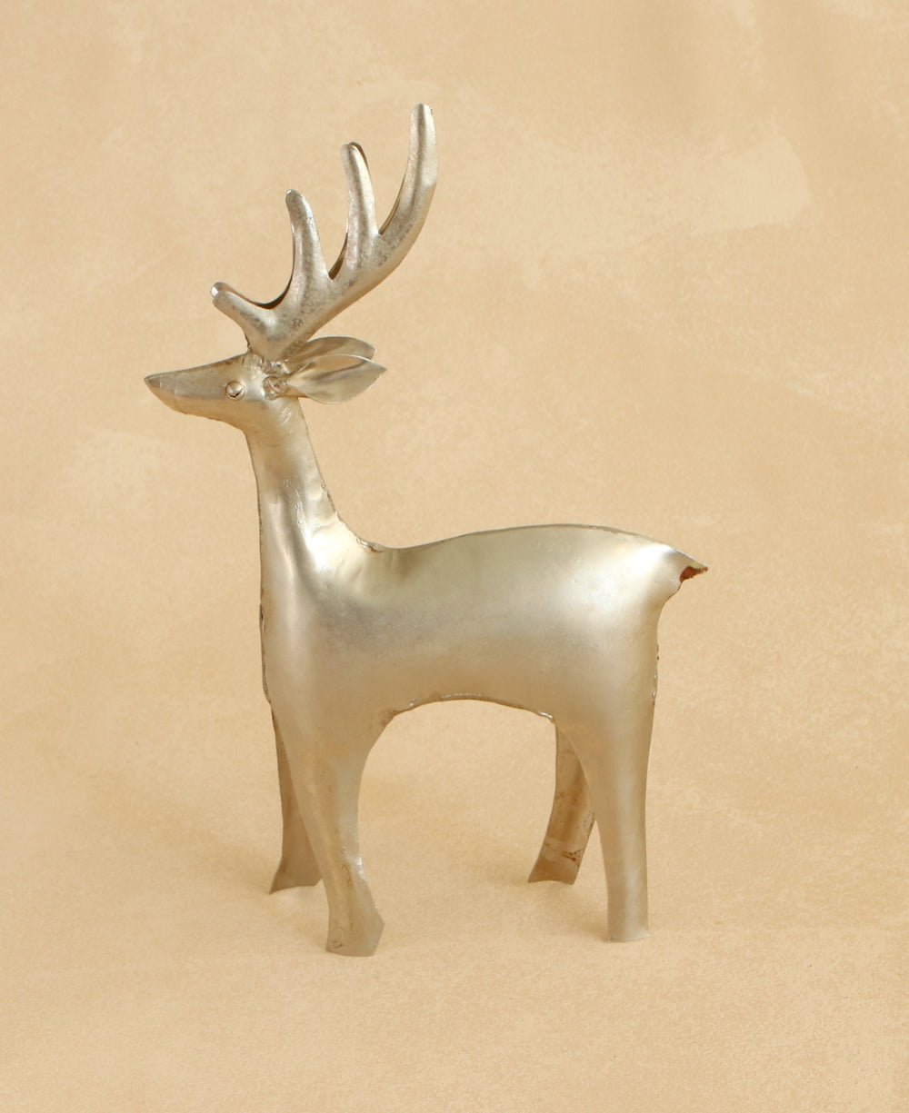 Rustic Finish Hand-Crafted Wrought Iron Reindeer、mySite、topwebapps
