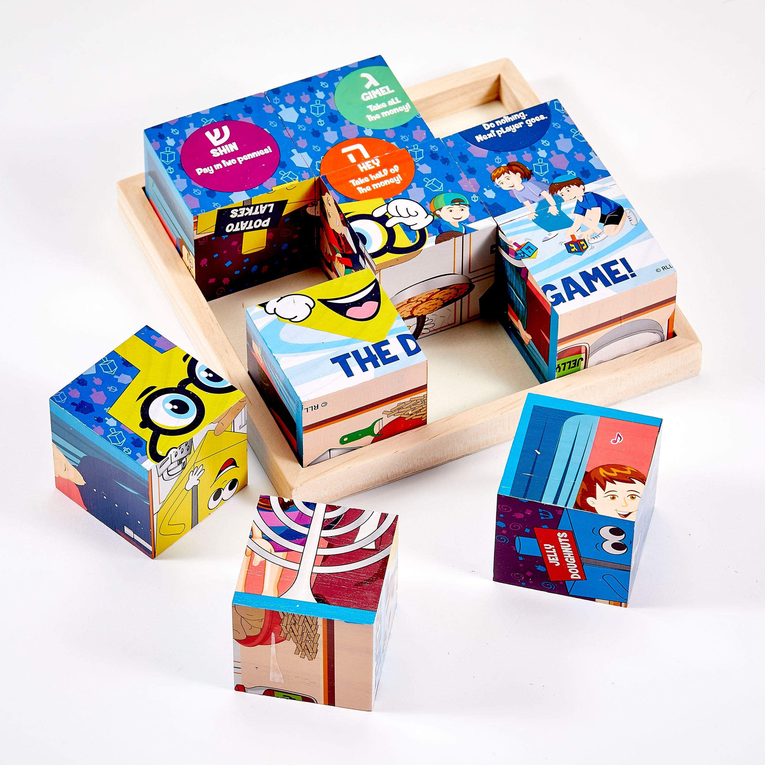 6-in-1 Hanukkah Wooden Puzzle、mySite、topwebapps