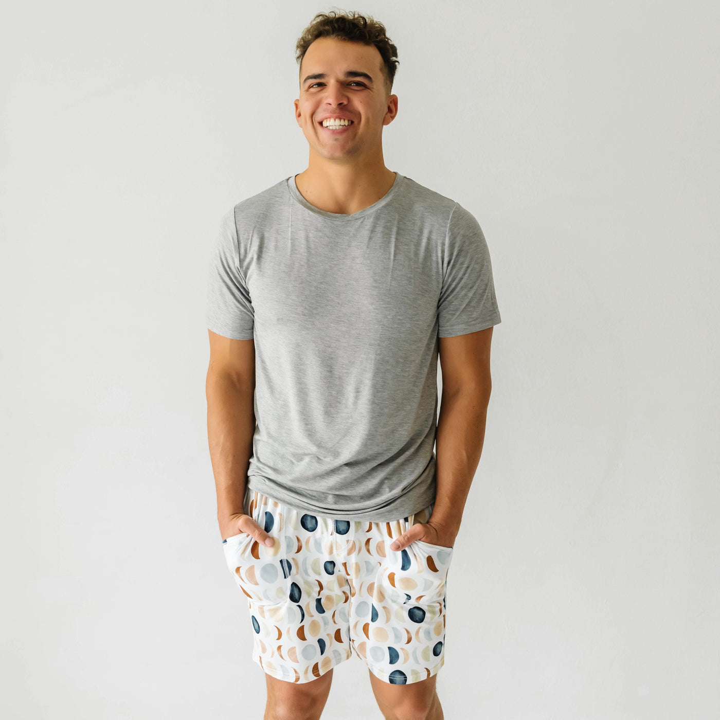  Luna Neutral Men's Pajama Shorts、mySite、layawaytickets