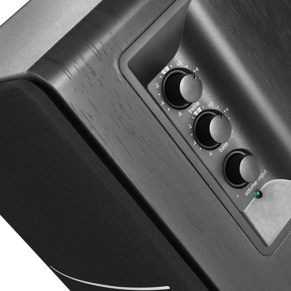 Edifier R1280DBs Active Bluetooth Bookshelf Speakers Optical Input Wireless Studio Monitor Speaker (Black)、mySite、camillekostekn