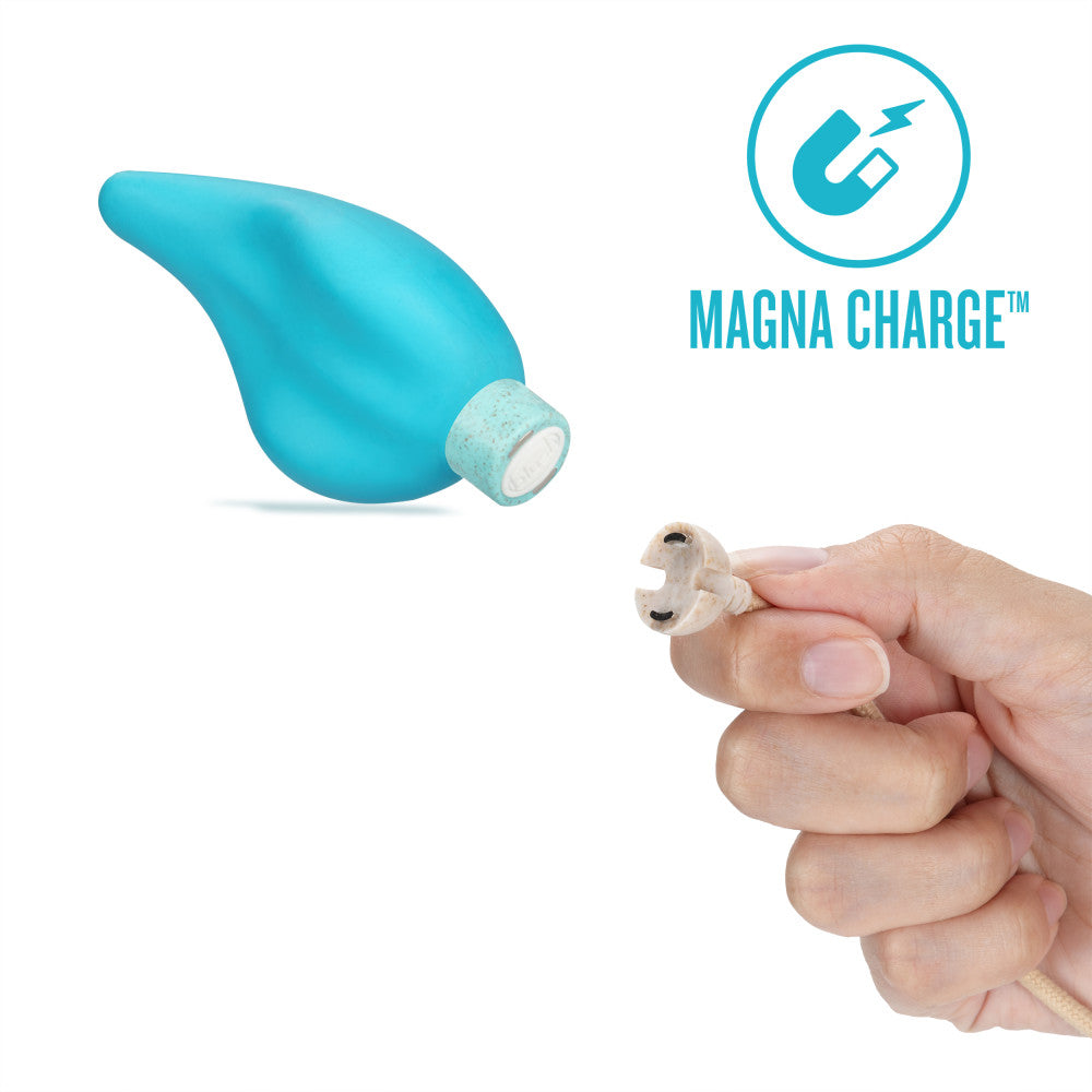 Gaia® By Blush | Eco Caress: Plant-Based 4 Waterproof Multifunction Powerful Vibrator in Aqua - Sustainably Made with BioTouch™ & BioFeel™、mySite、bottomscart