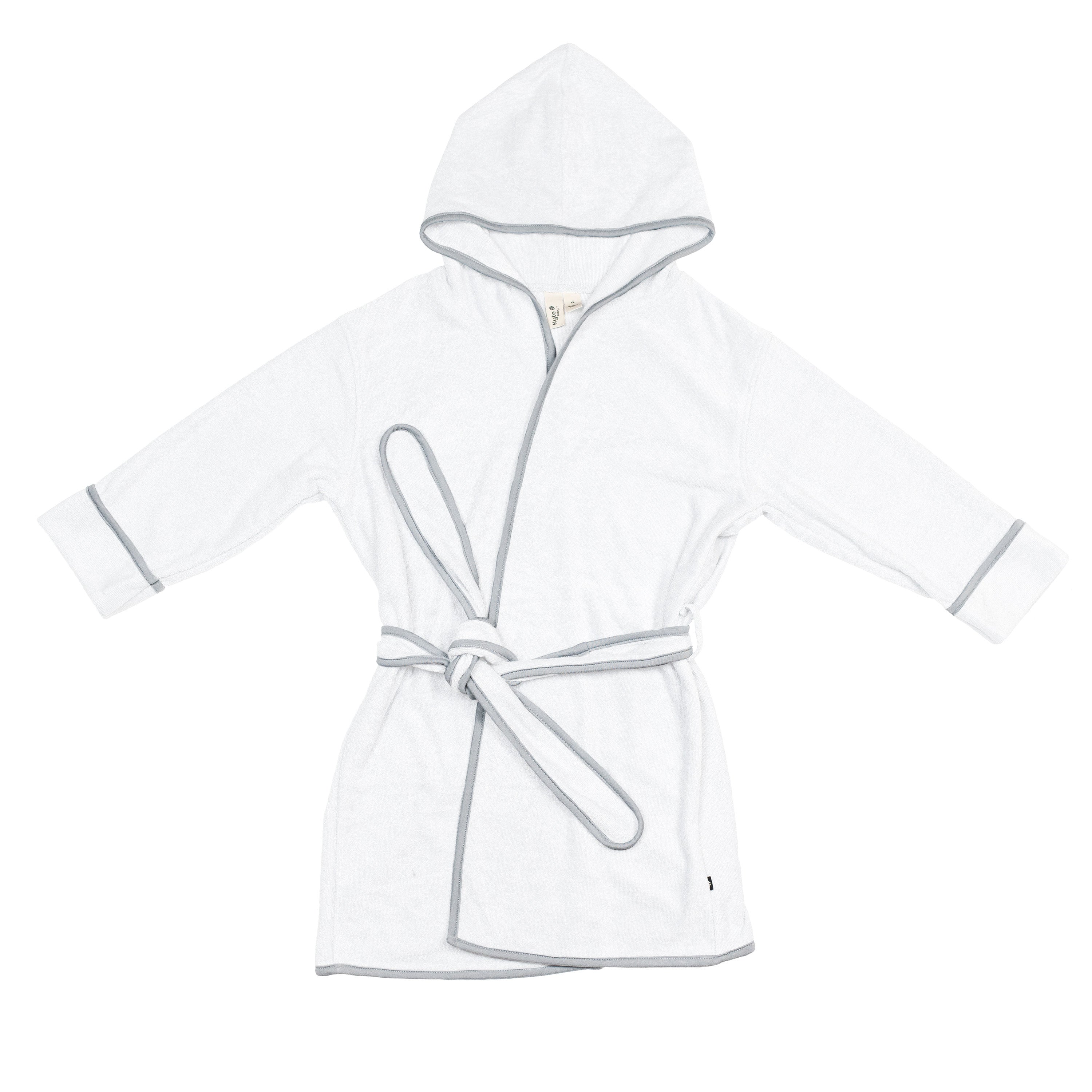  Hooded Bath Robe in Cloud with Storm Trim、mySite、layawaytickets