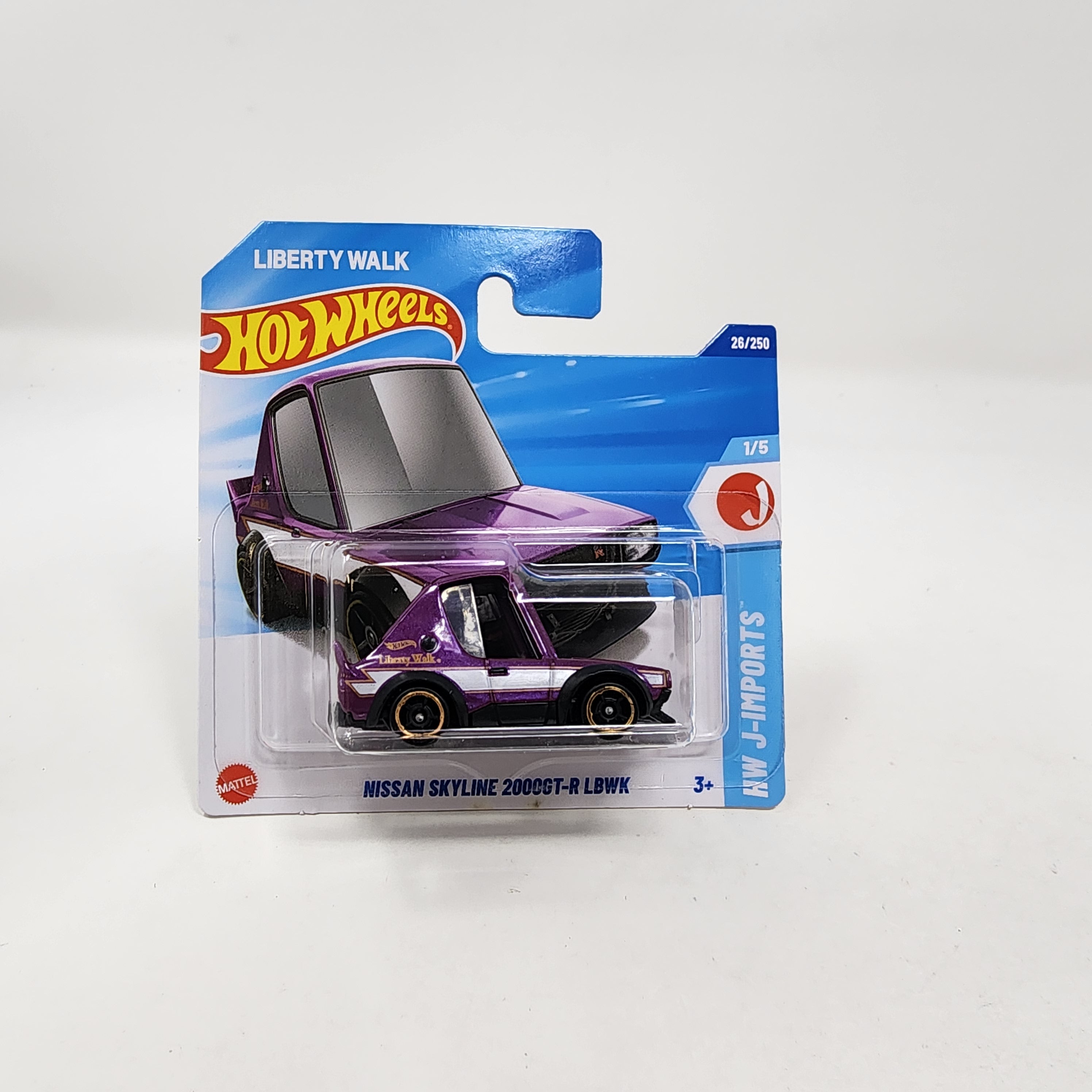 Nissan Skyline 2000GT-LBWK #26 * Purple * 2025 Hot Wheels Short Card Case B、mySite、hgirdovlk