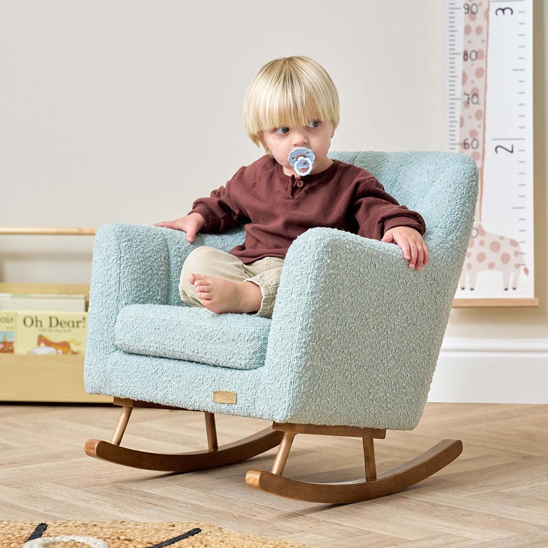  Tutti Bambini Jonah Mini Me Children's Rocking Chair - Boucle Ocean Stone、mySite、merchandisen