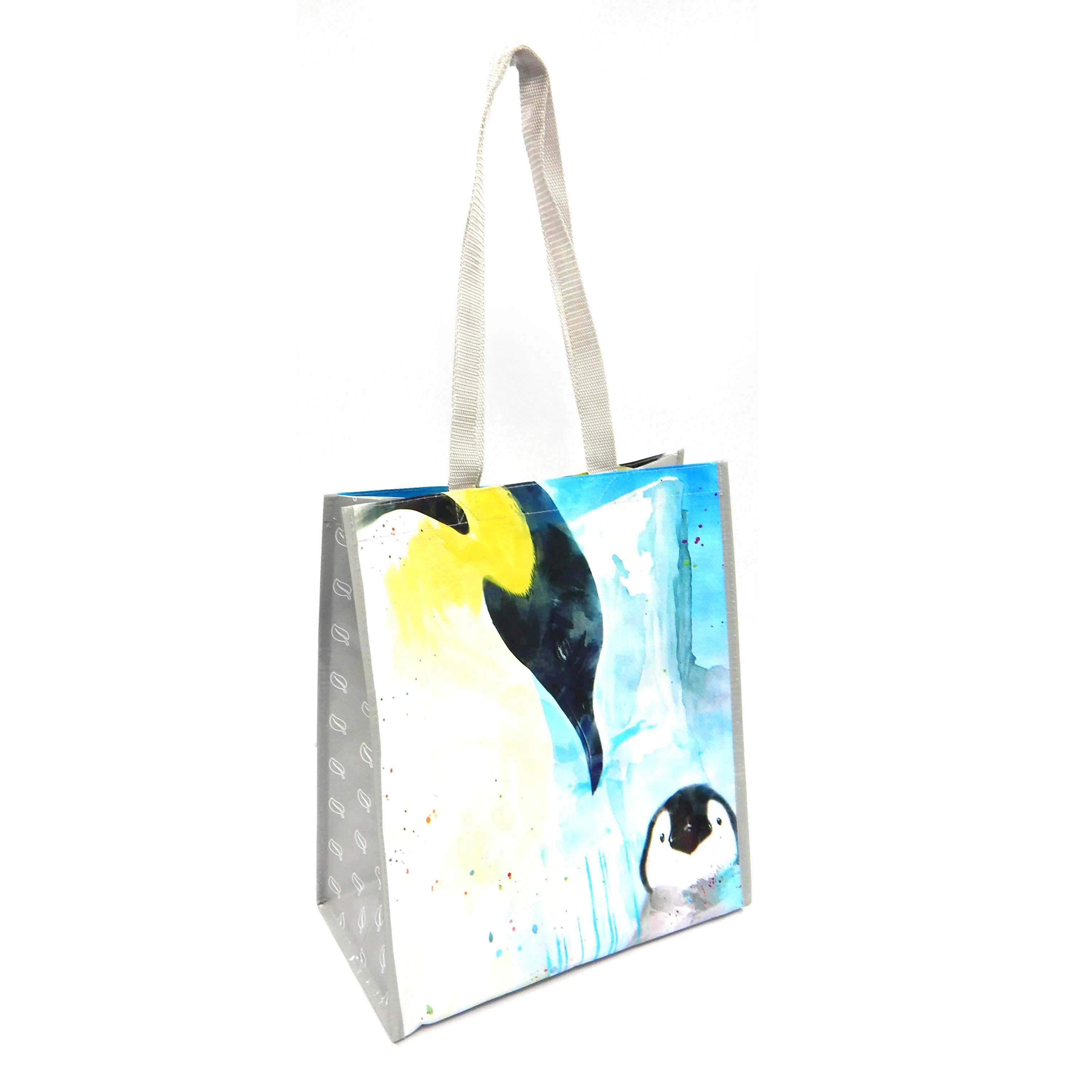 Penguin Recycled Watercolor Tote Bag、mySite、g9winljtr