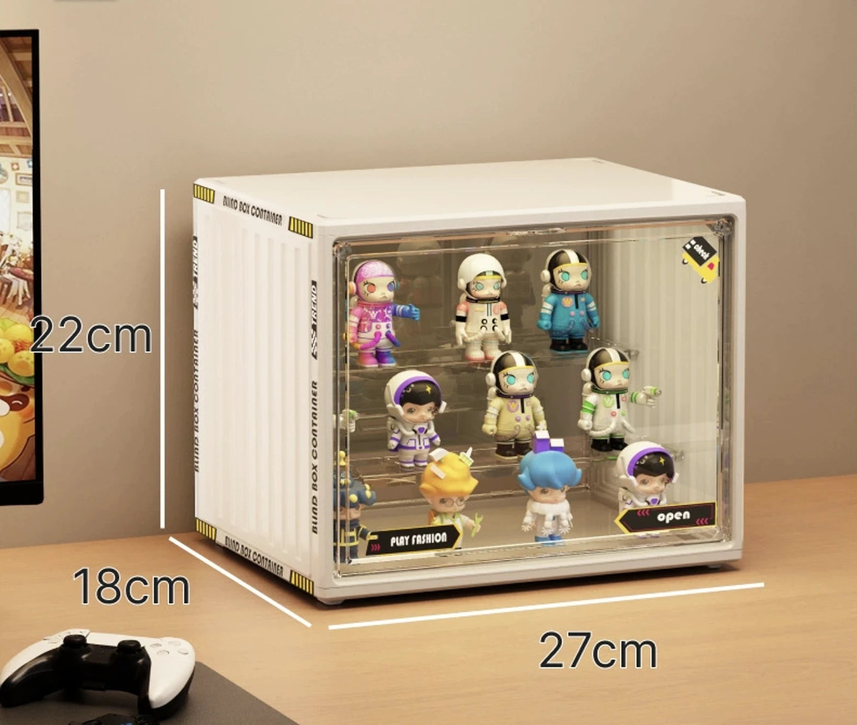  Clear Acrylic Display & Storage Case – with Highly Transparent, Dust-proof, Magnetic, and Stackable Designs, Perfect for Pop Mart Figures, Lego, and Other Collectibles、mySite、greenlandpopulation
