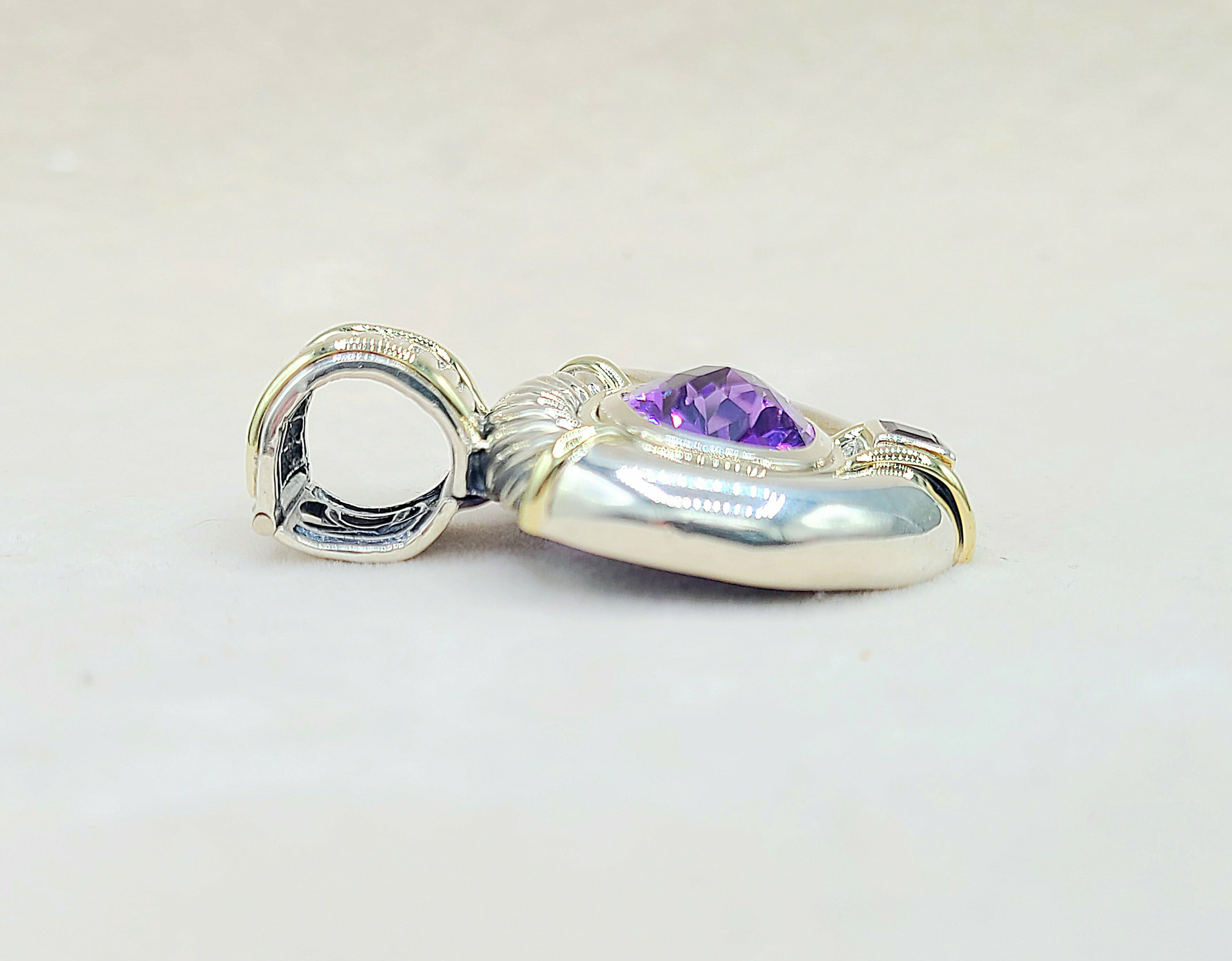 David Yurman Renaissance Pendant Amethyst & Pink Tourmaline、mySite、hinf8tx79