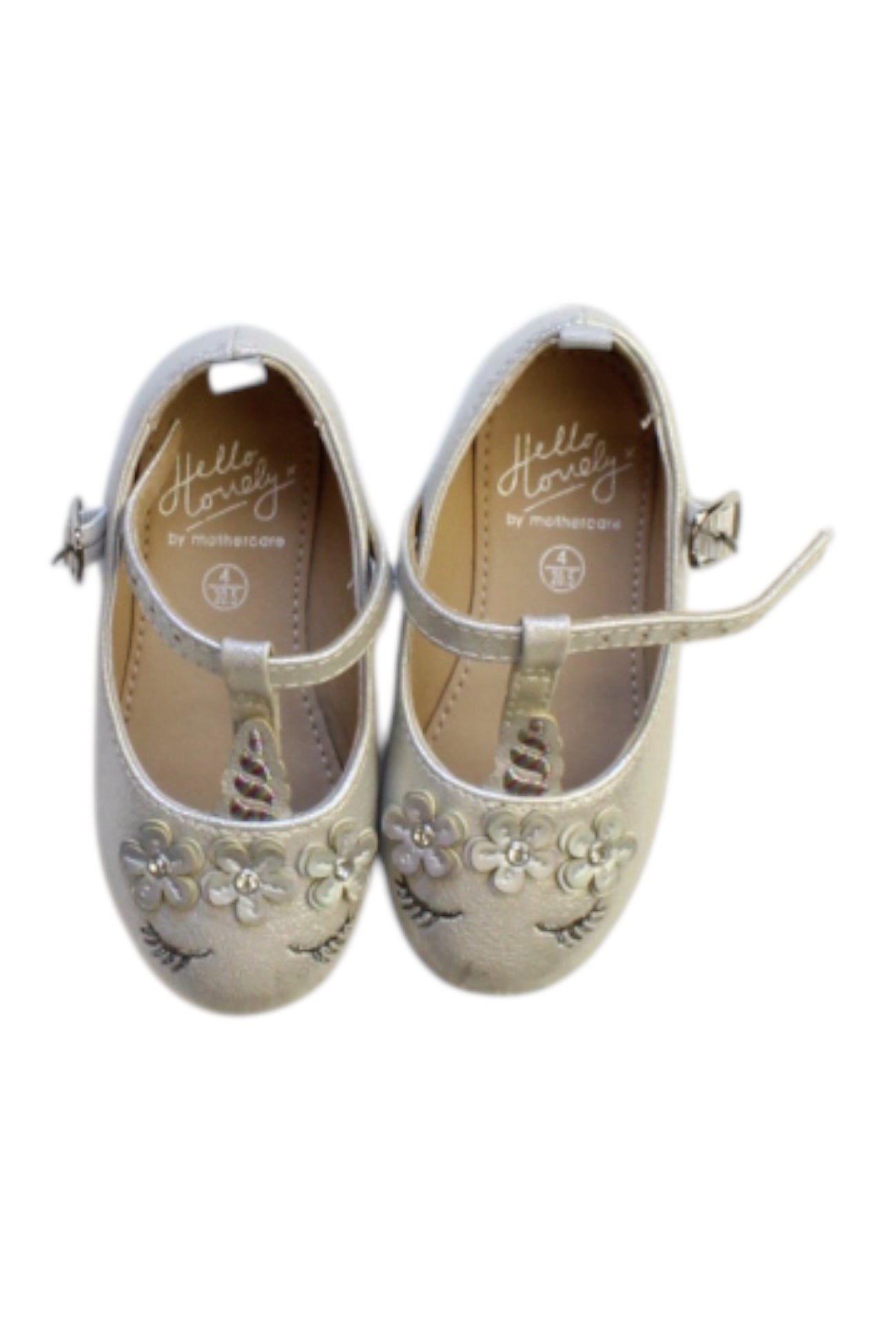 Mothercare Floral Embellished Flats EU21、mySite、g9winljtr
