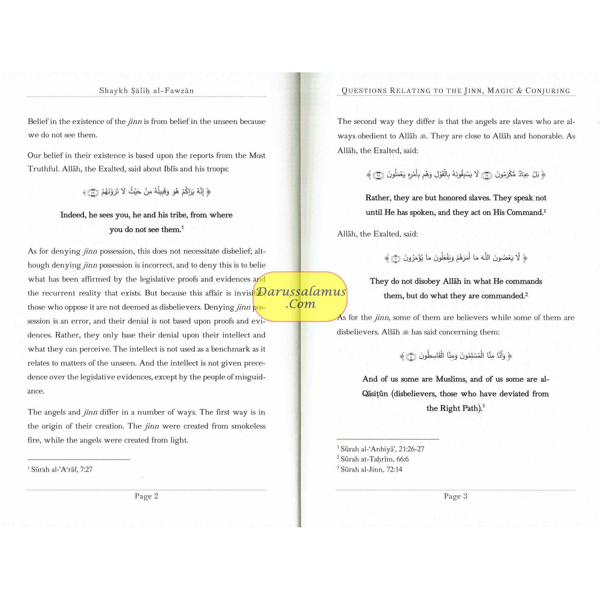 Questions Relating to the Jinn, Magic and Conjuring By Shaykh Salih Al-Fawzan、mySite、topwebapps