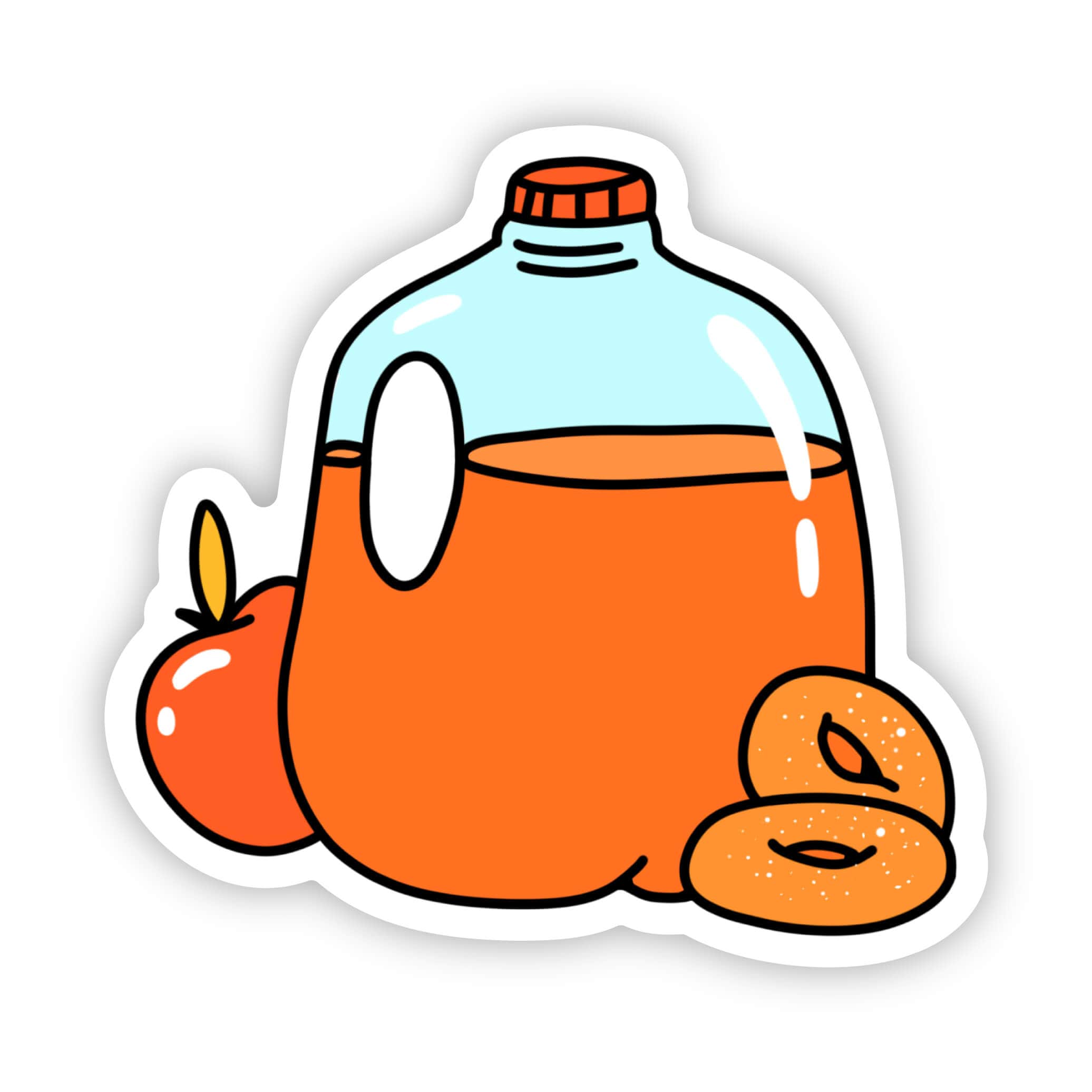  Apple cider and donut sticker、mySite、elrpsem3k